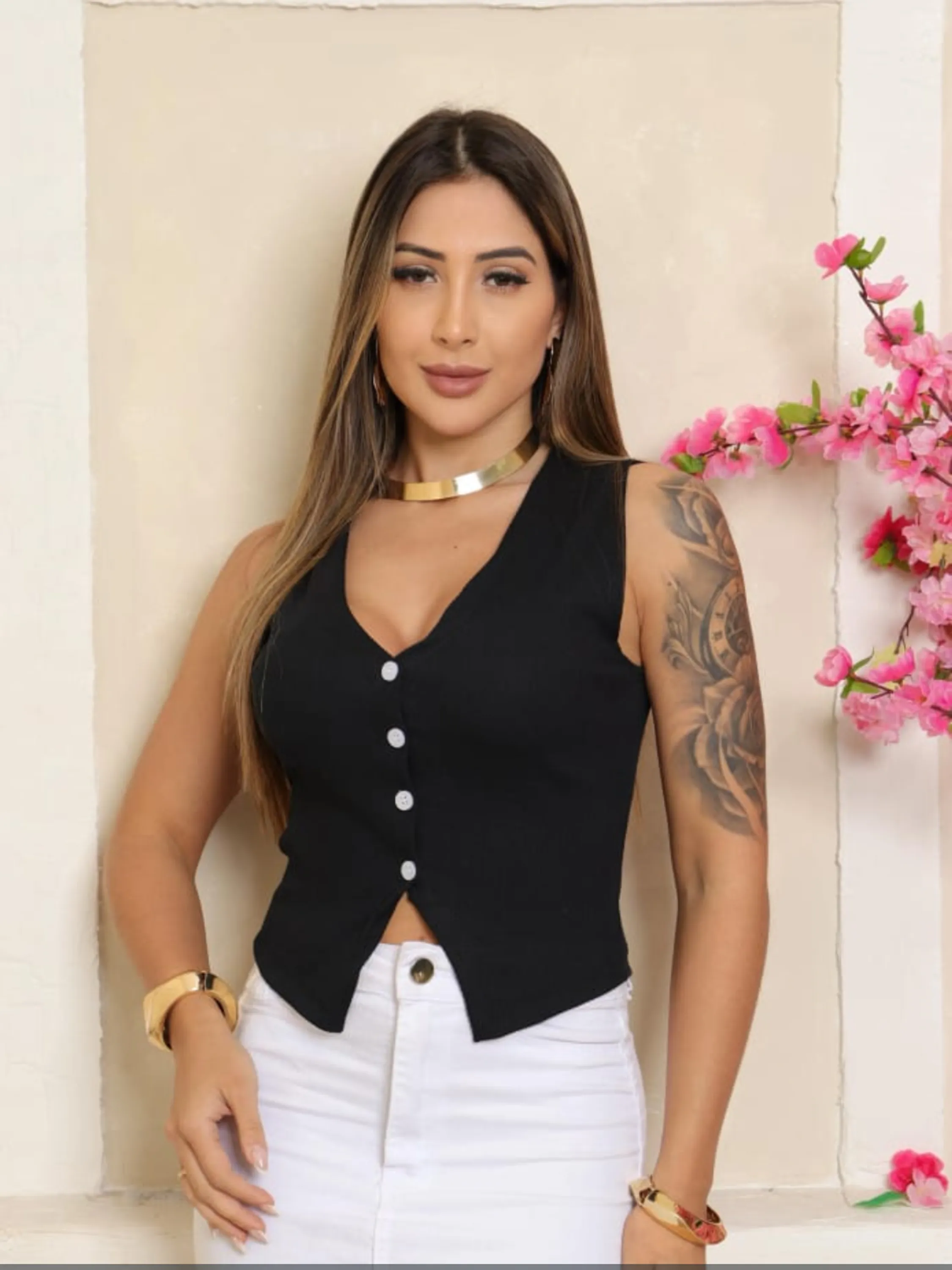 Colete feminino tamanho único chep m