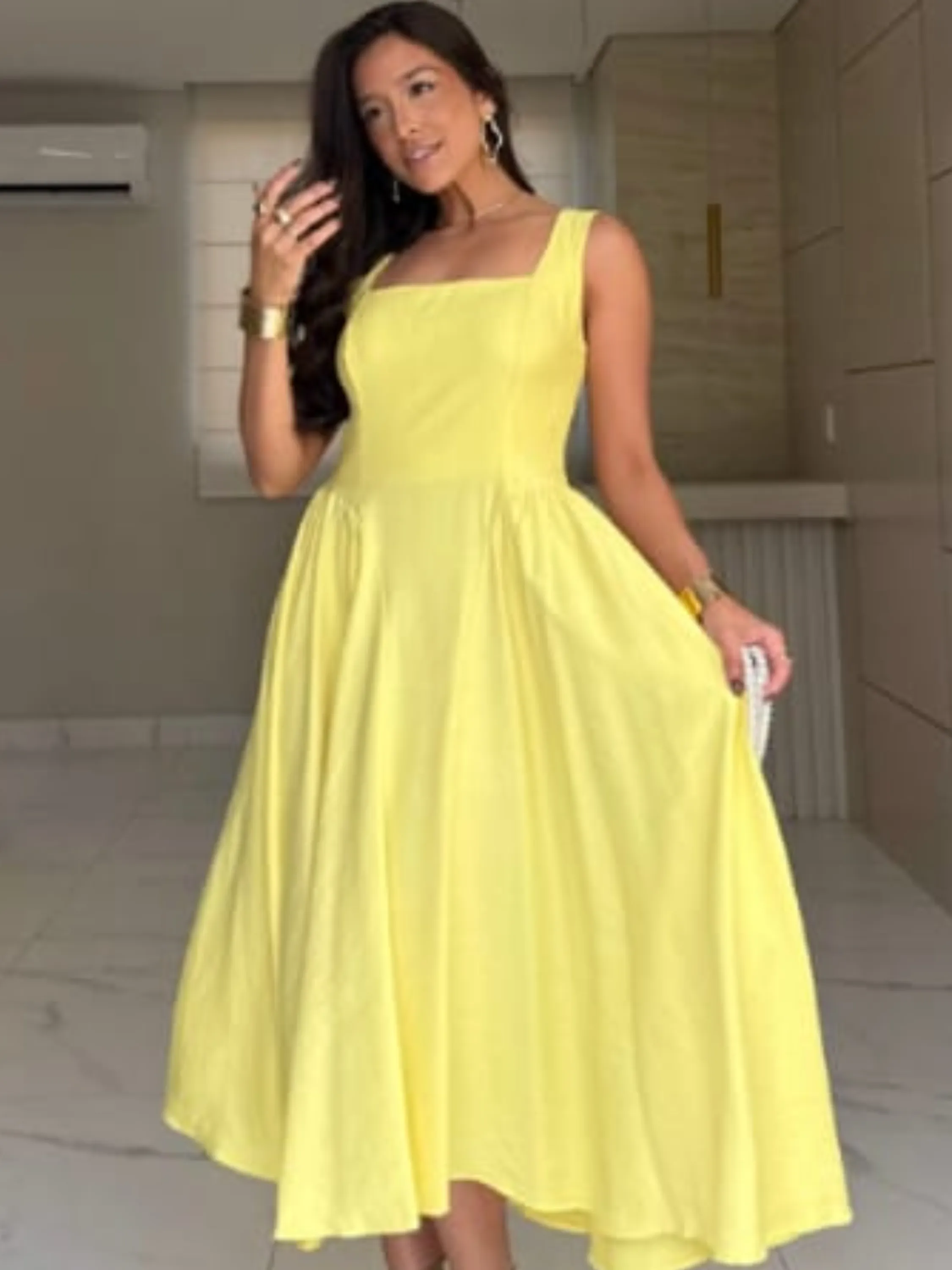 Vestido feminino tecido sensorial Lia m