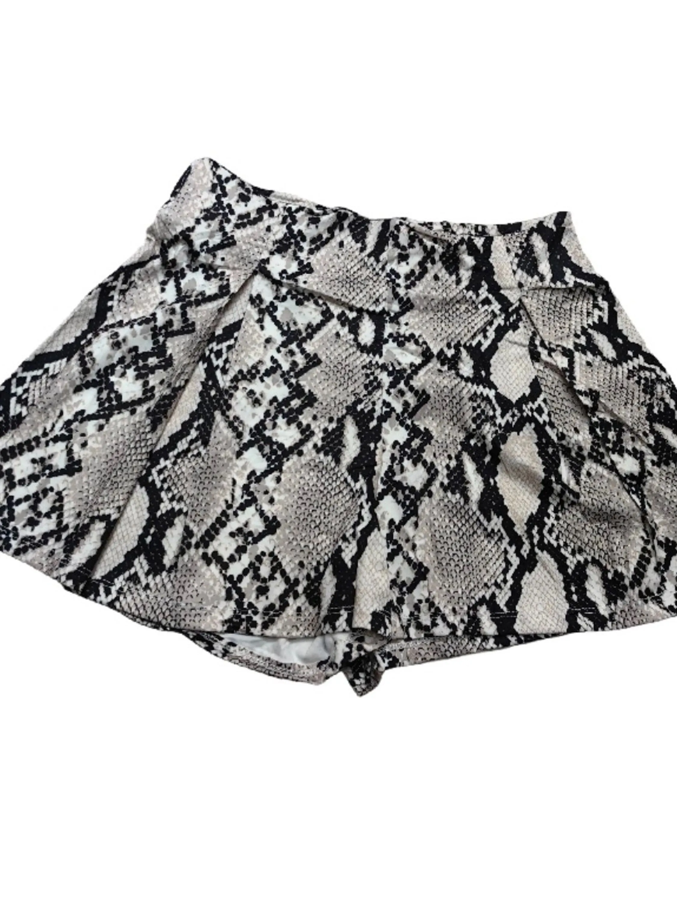 Short Saia Estampado Cobra - Moda Feminina