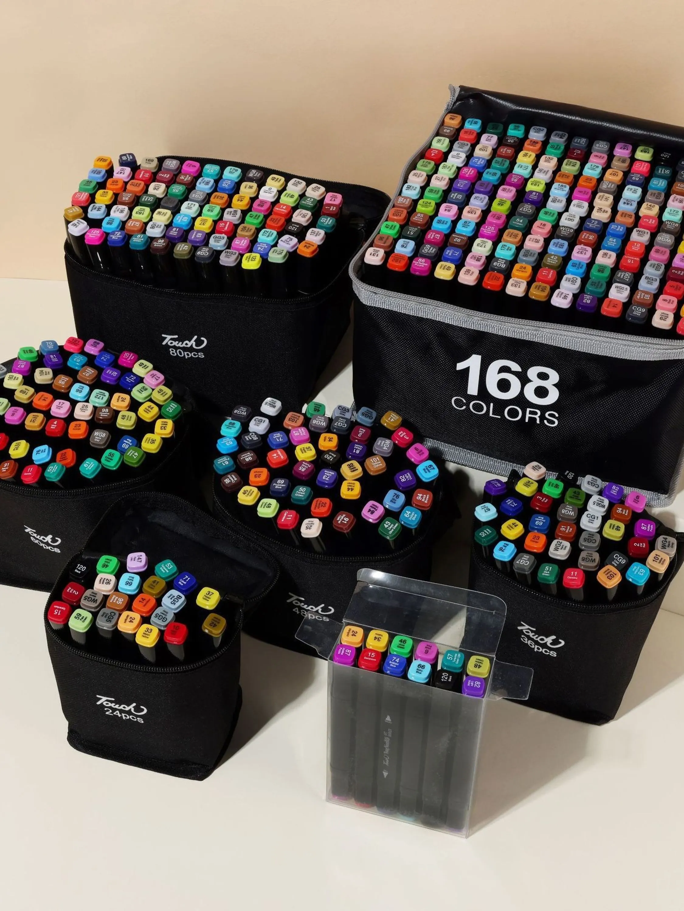 Kit Canetas Marcadoras Dupla Ponta 48cores para Desenho