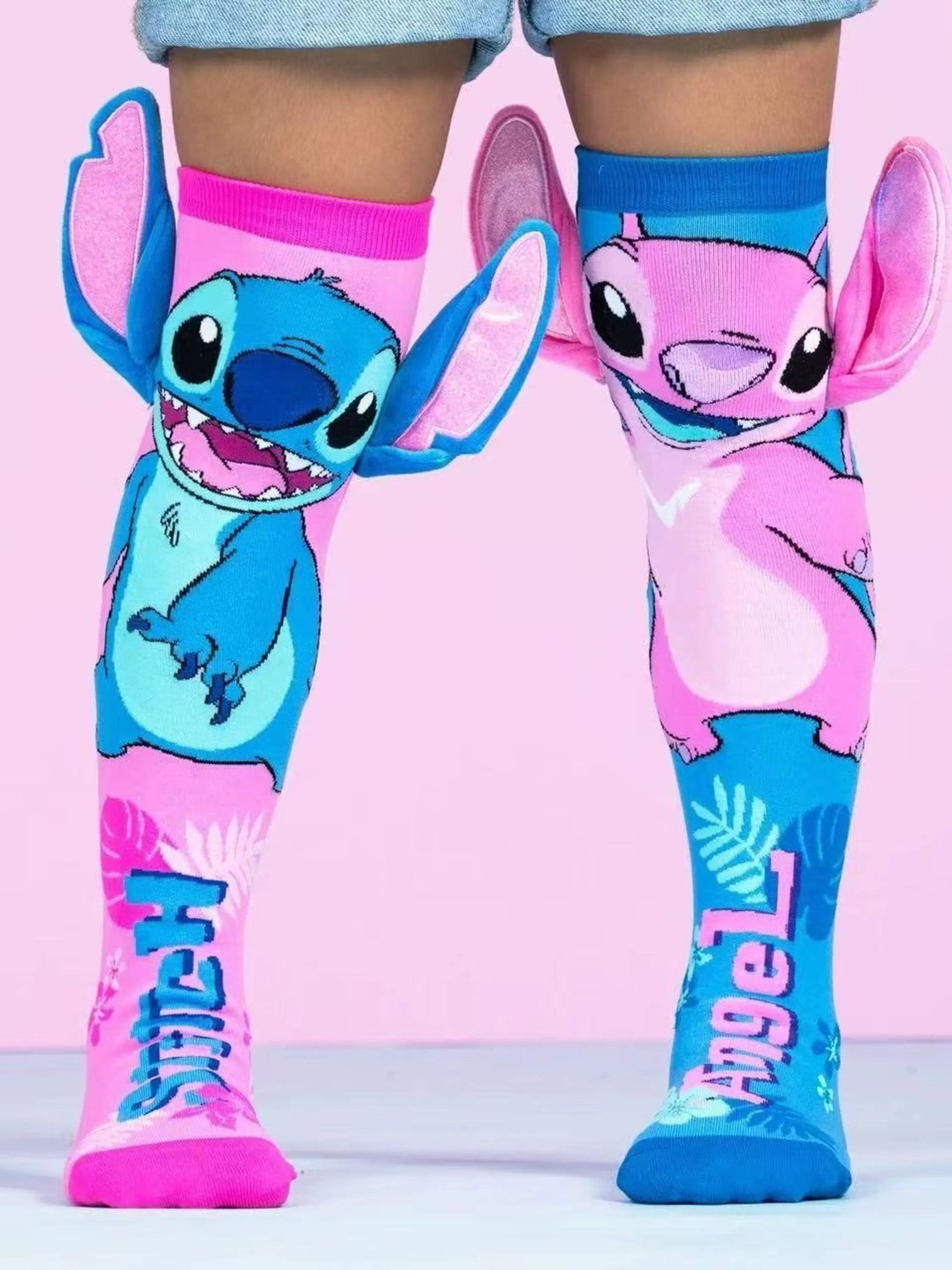 Meia 3D infantil divertida personagens