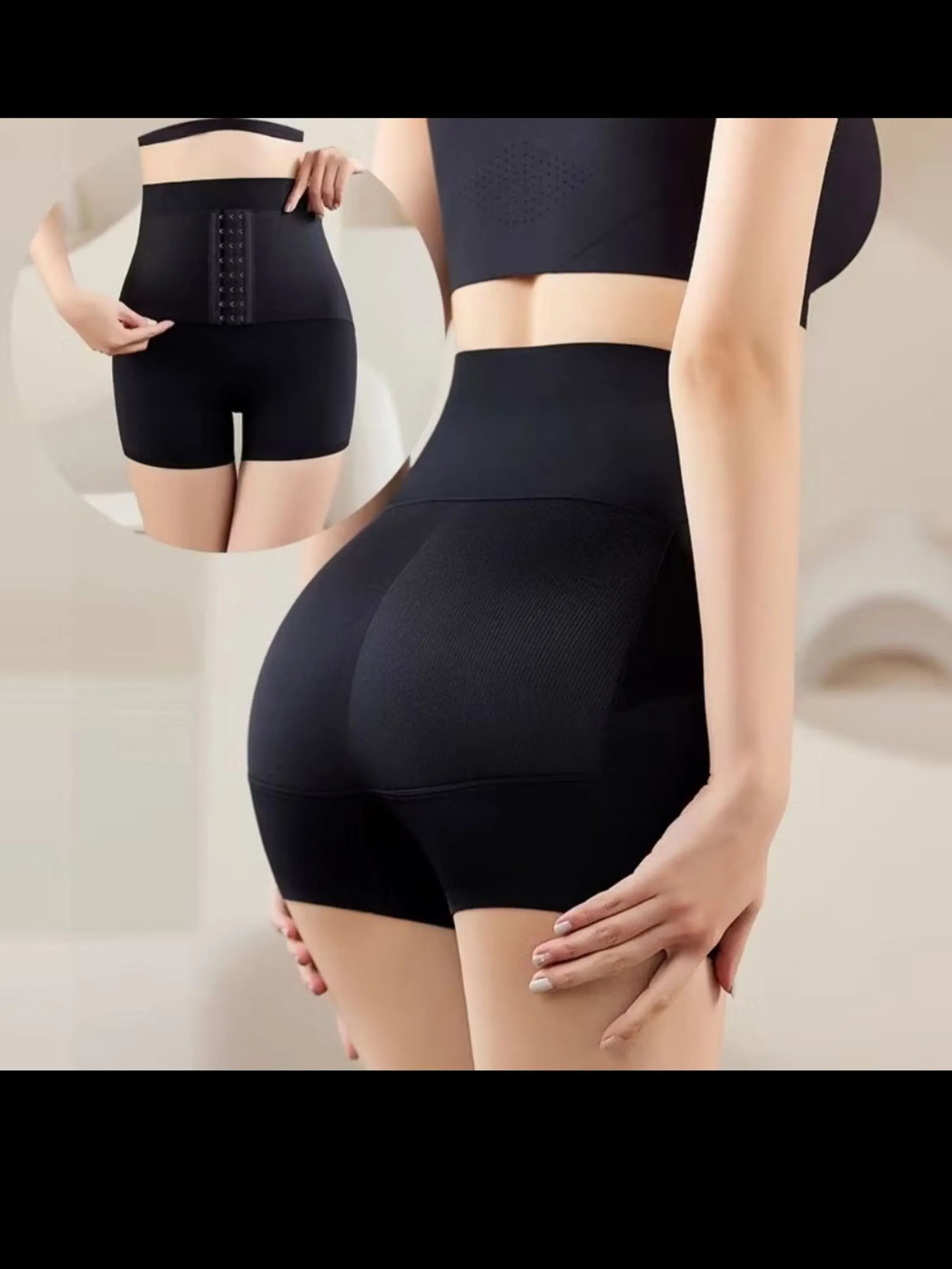 Short Cinta Com Enchimento Modela Levanta aperta BARRIGA