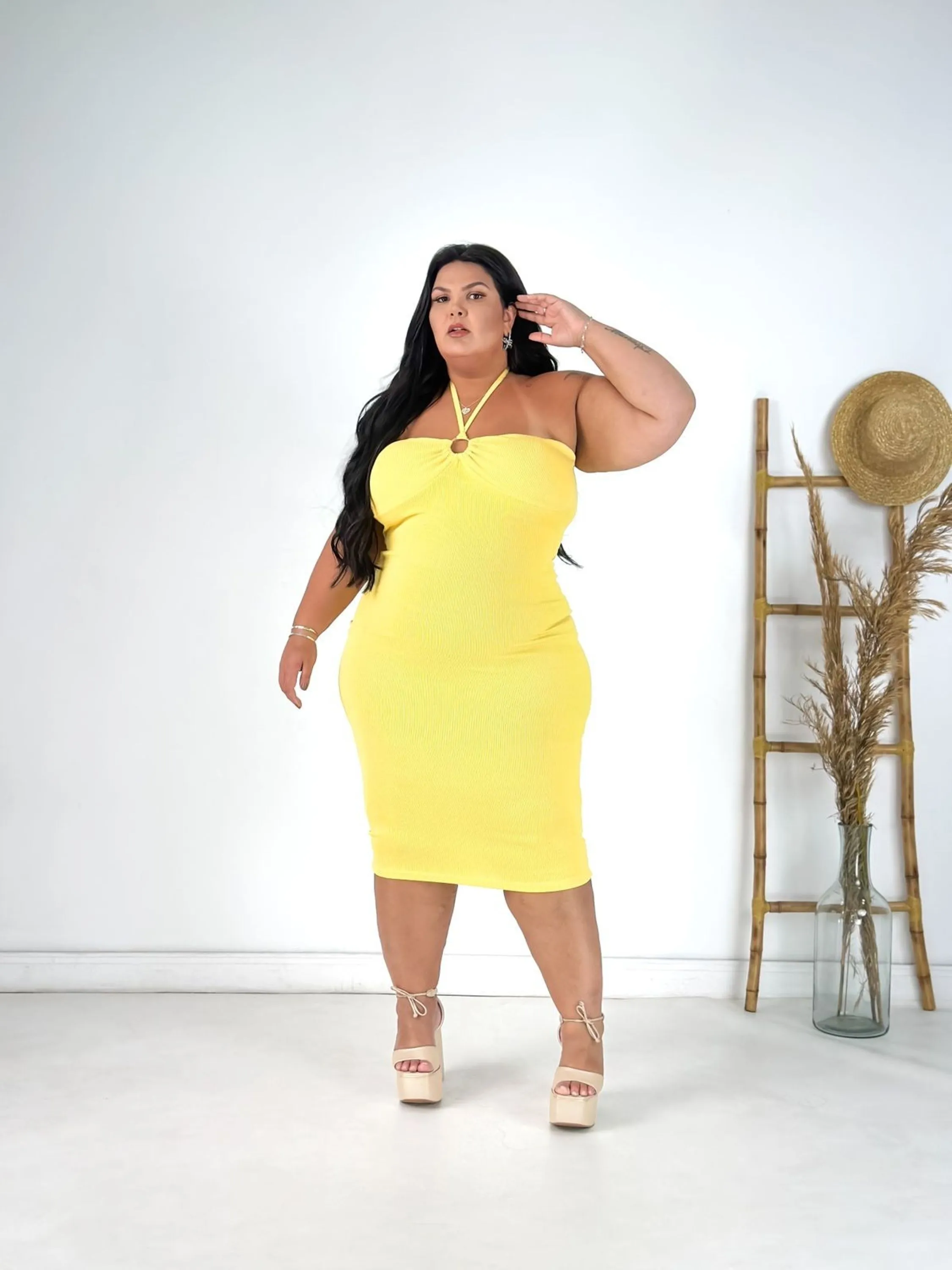 VESTIDO TIFANNY PLUS SIZE FEMININO