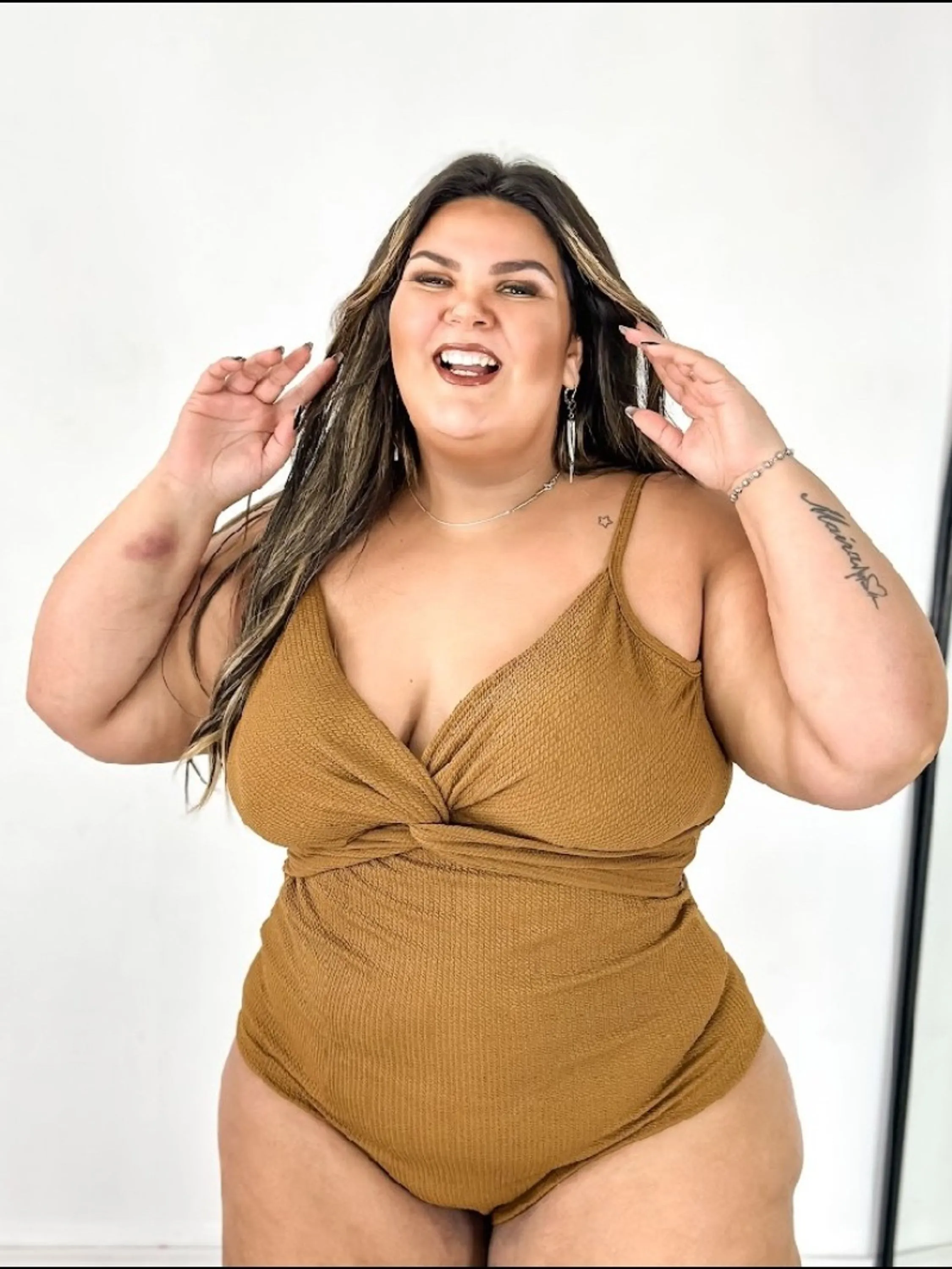 BODY SELENA PLUS SIZE COM ALÇA