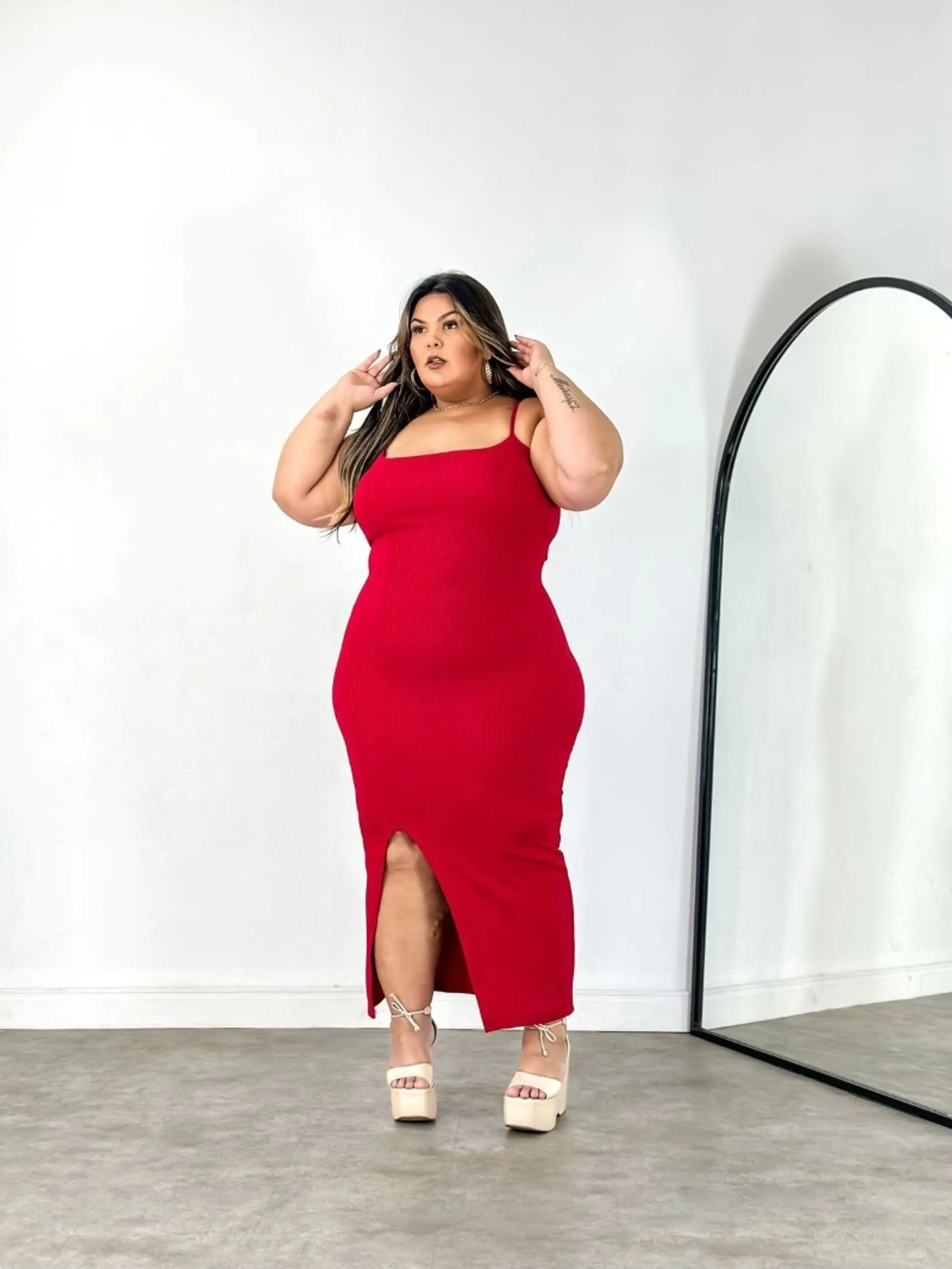 VESTIDO STHER PLUS SIZE FEMININO