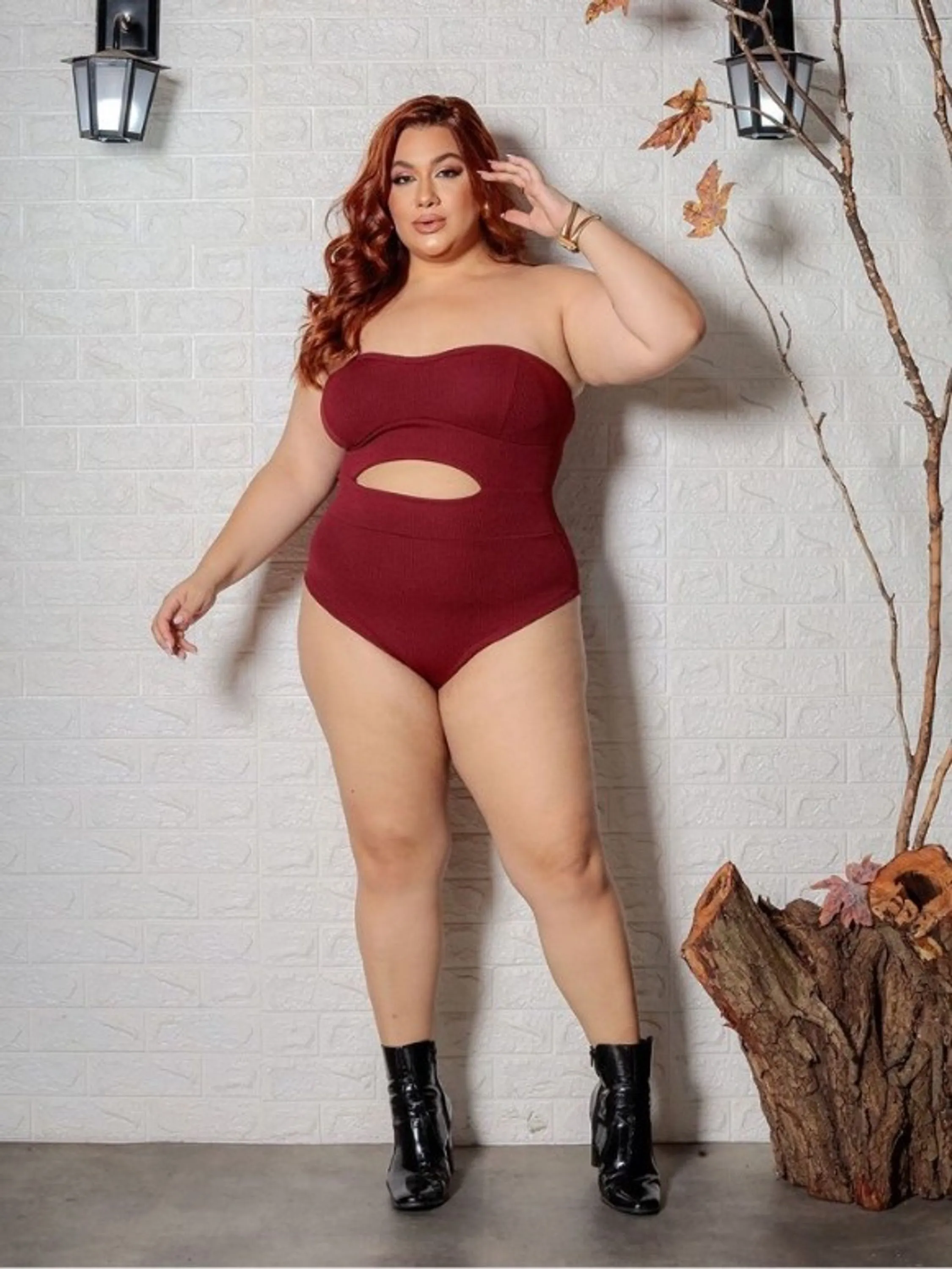 BODY FERNANDA PLUS SIZE FEMININO