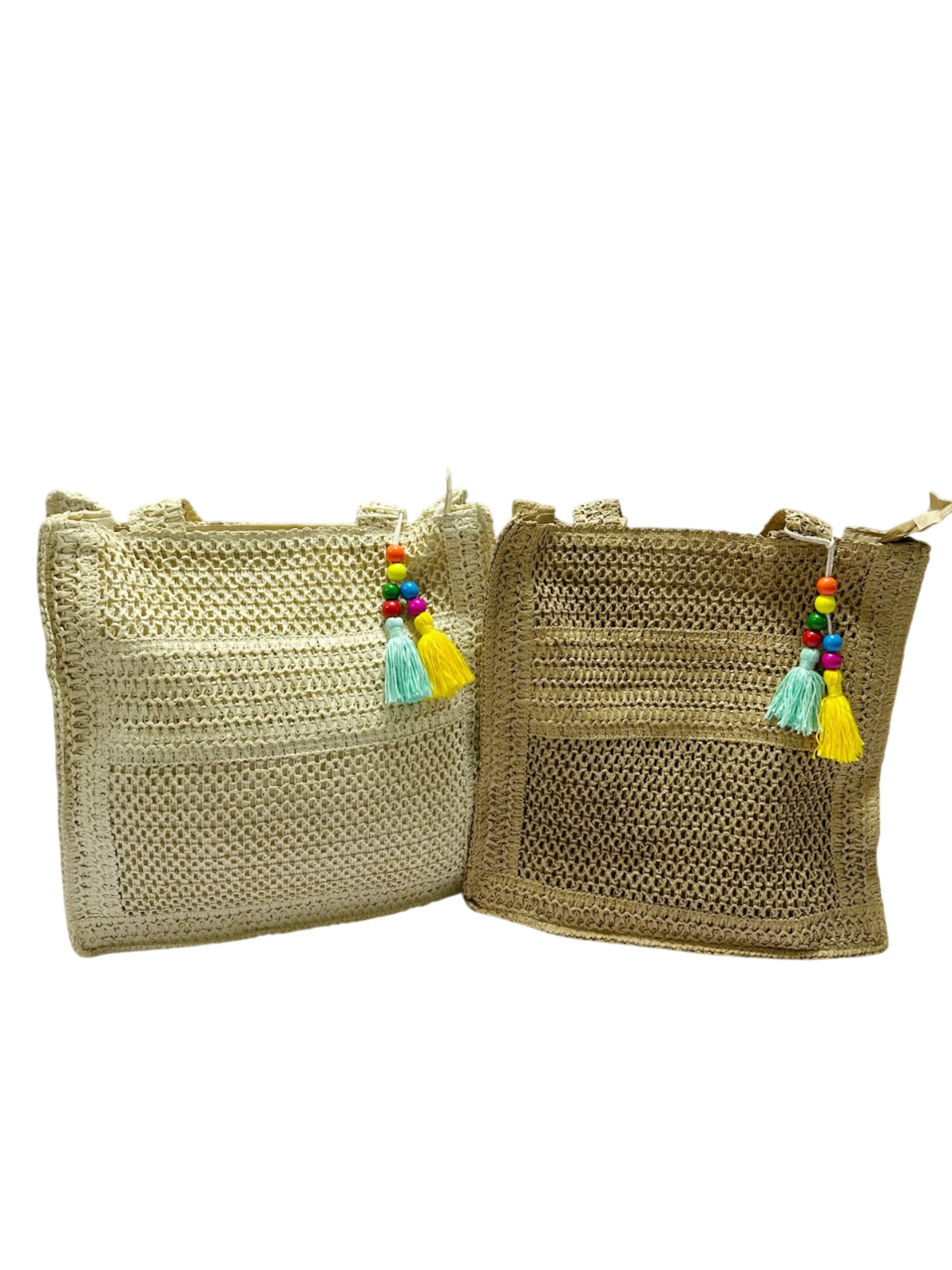 Bolsa de Palha Feminina Praia Estilo Tote