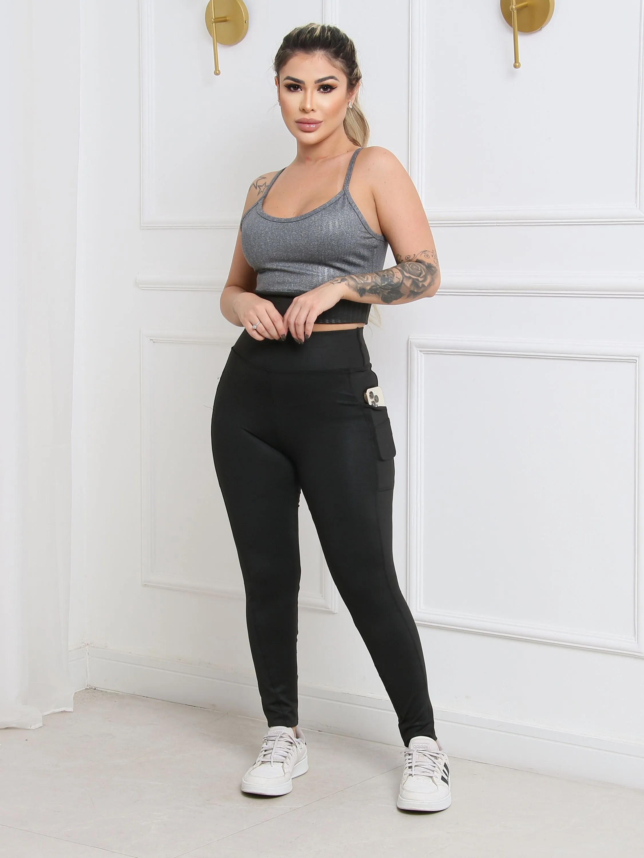 LEGGING FITNES BOL P/CEL SUPLEX FEMININA 011