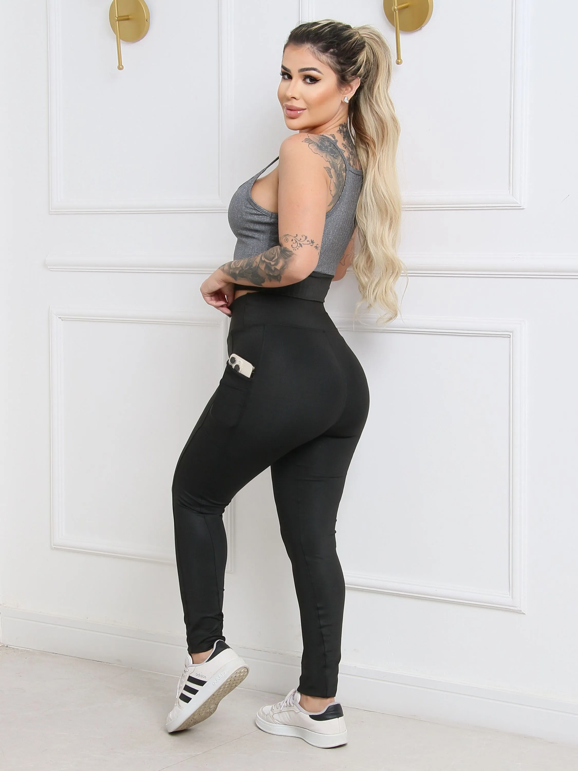 LEGGING FITNES BOL P/CEL SUPLEX FEMININA  PROMOÇÃO 011