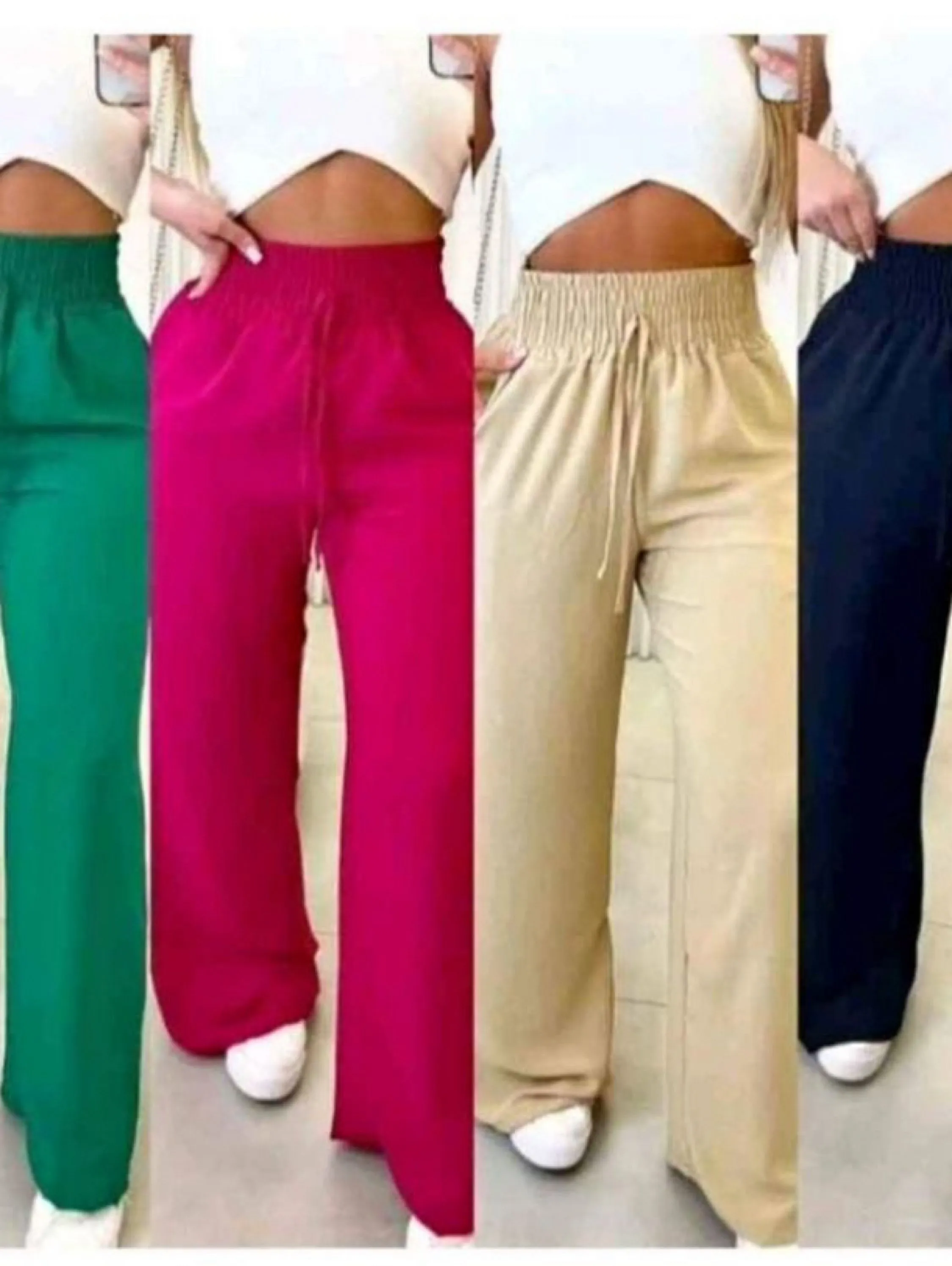 Calça pantalona feminina