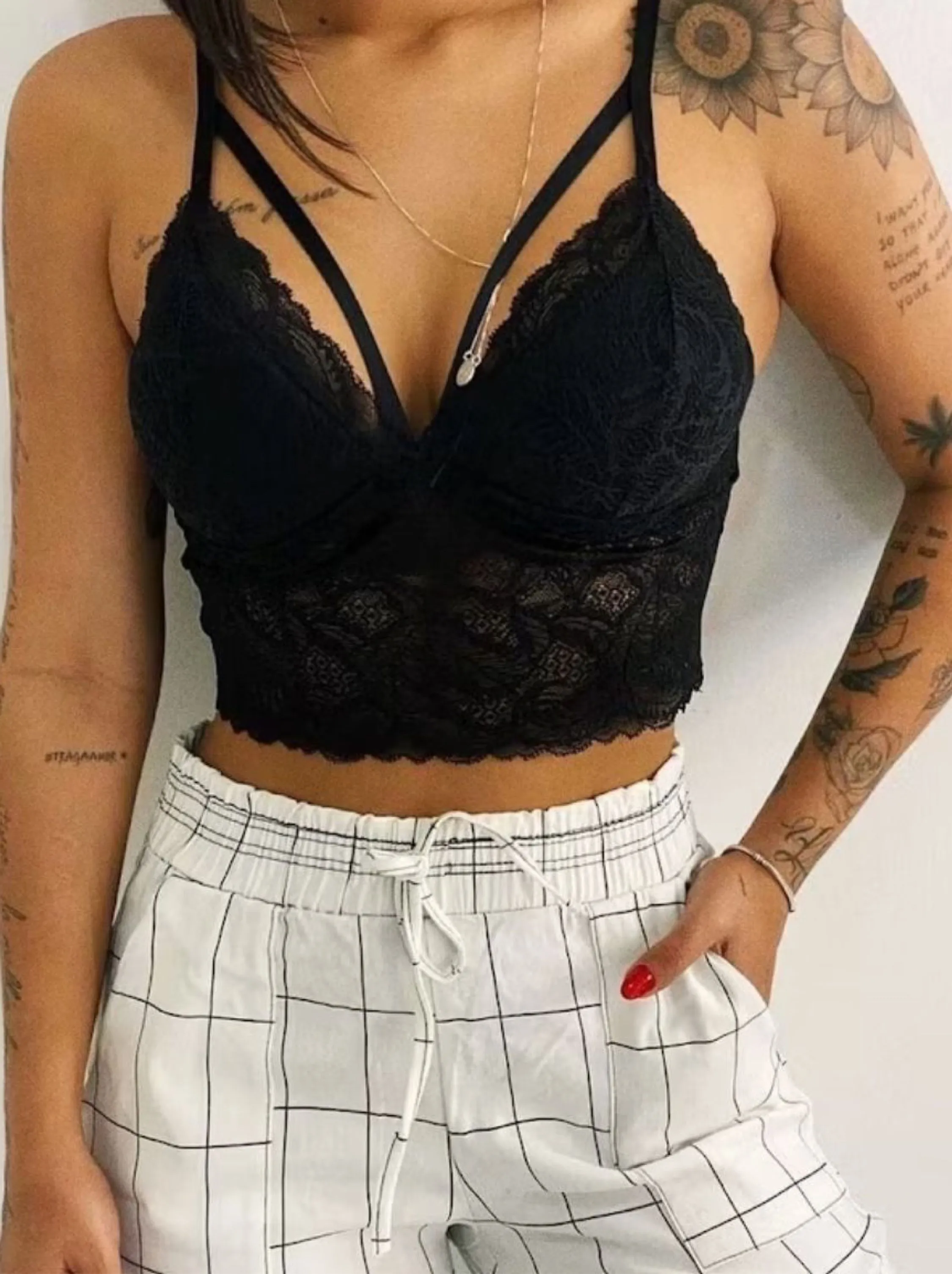 Cropped de Renda