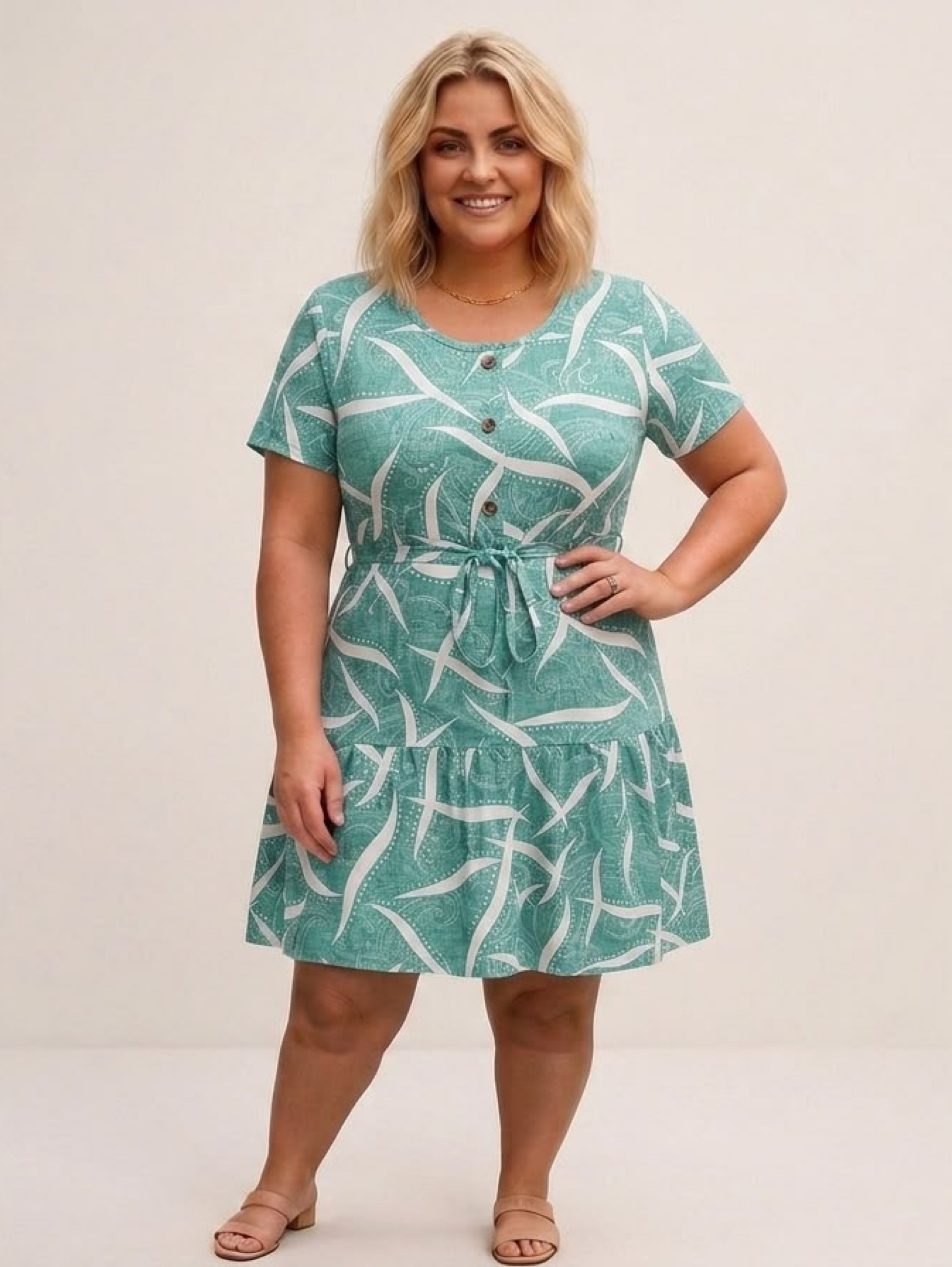 Vestido feminino estampado