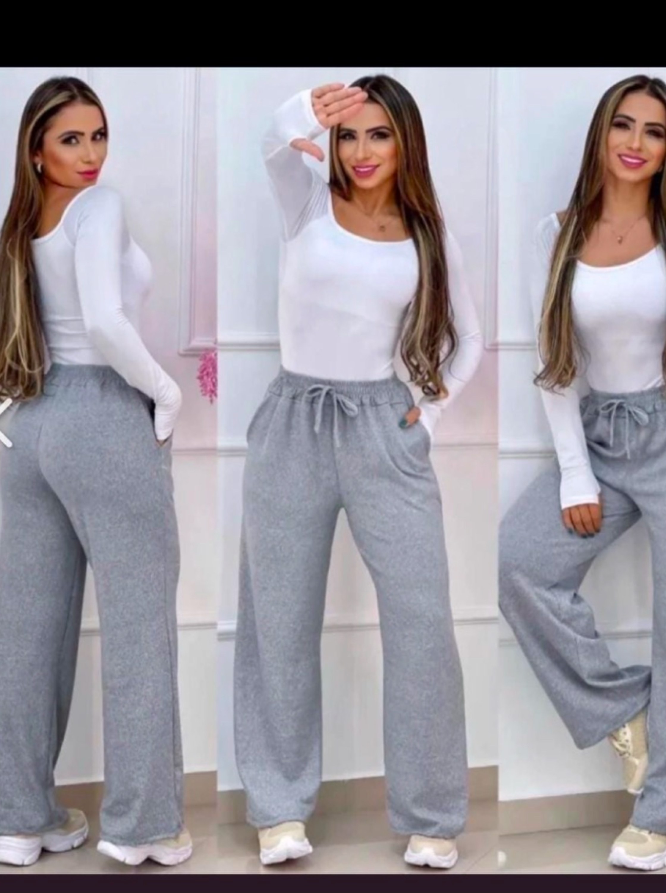 Calça pantalona lanzinha