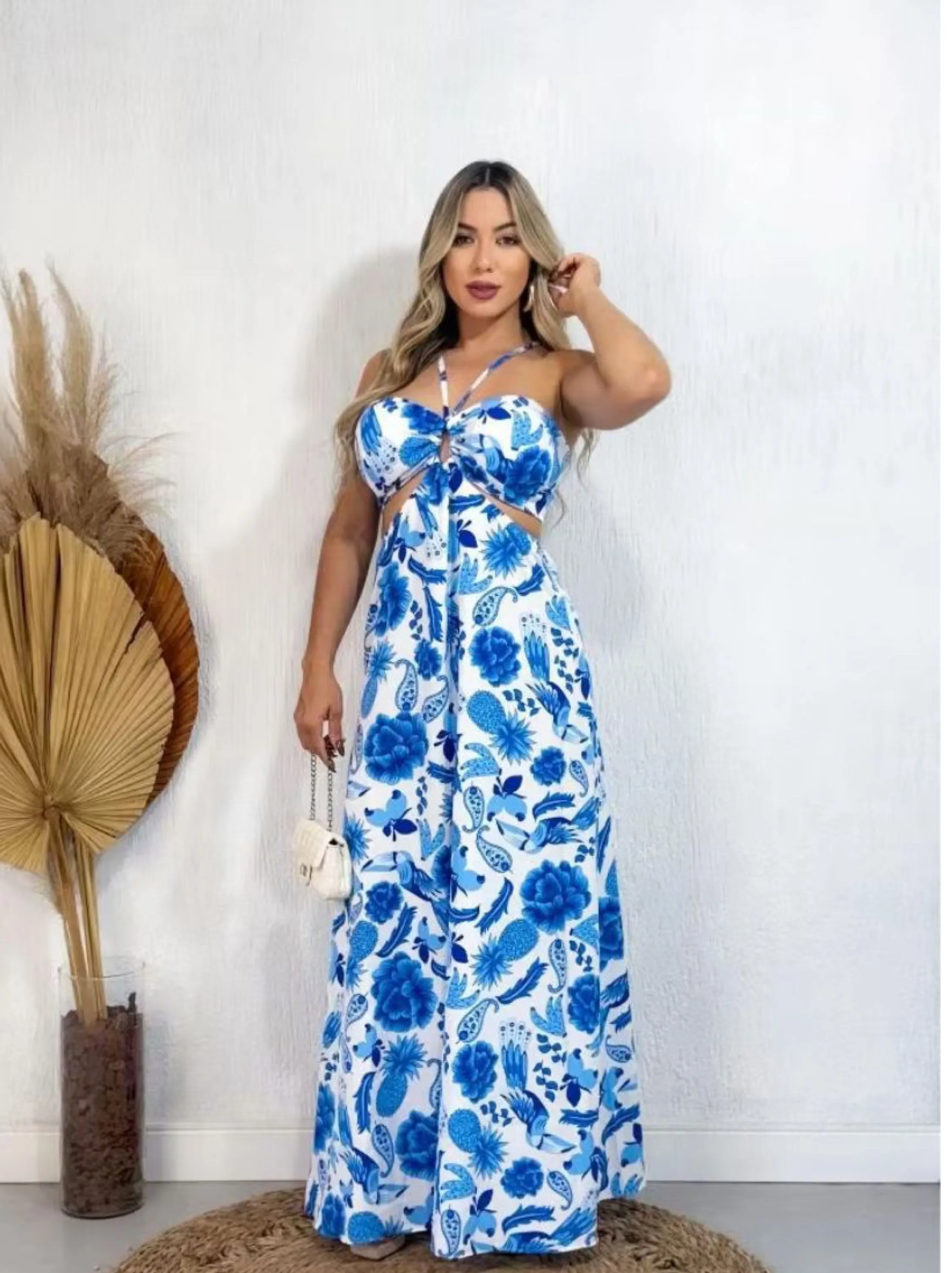 Vestido Longo Inspiração Farm