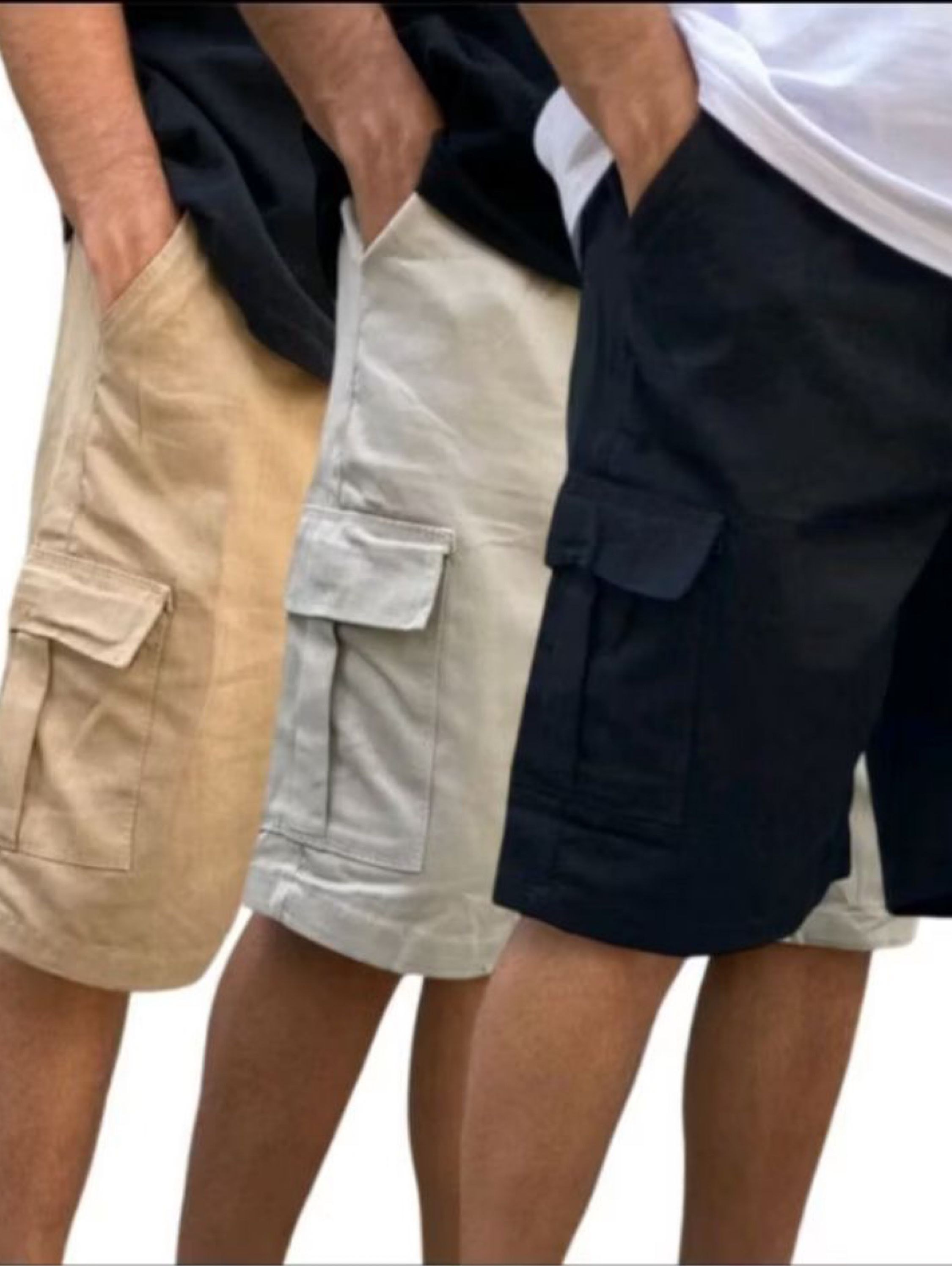 bermuda masculina modelo cargo