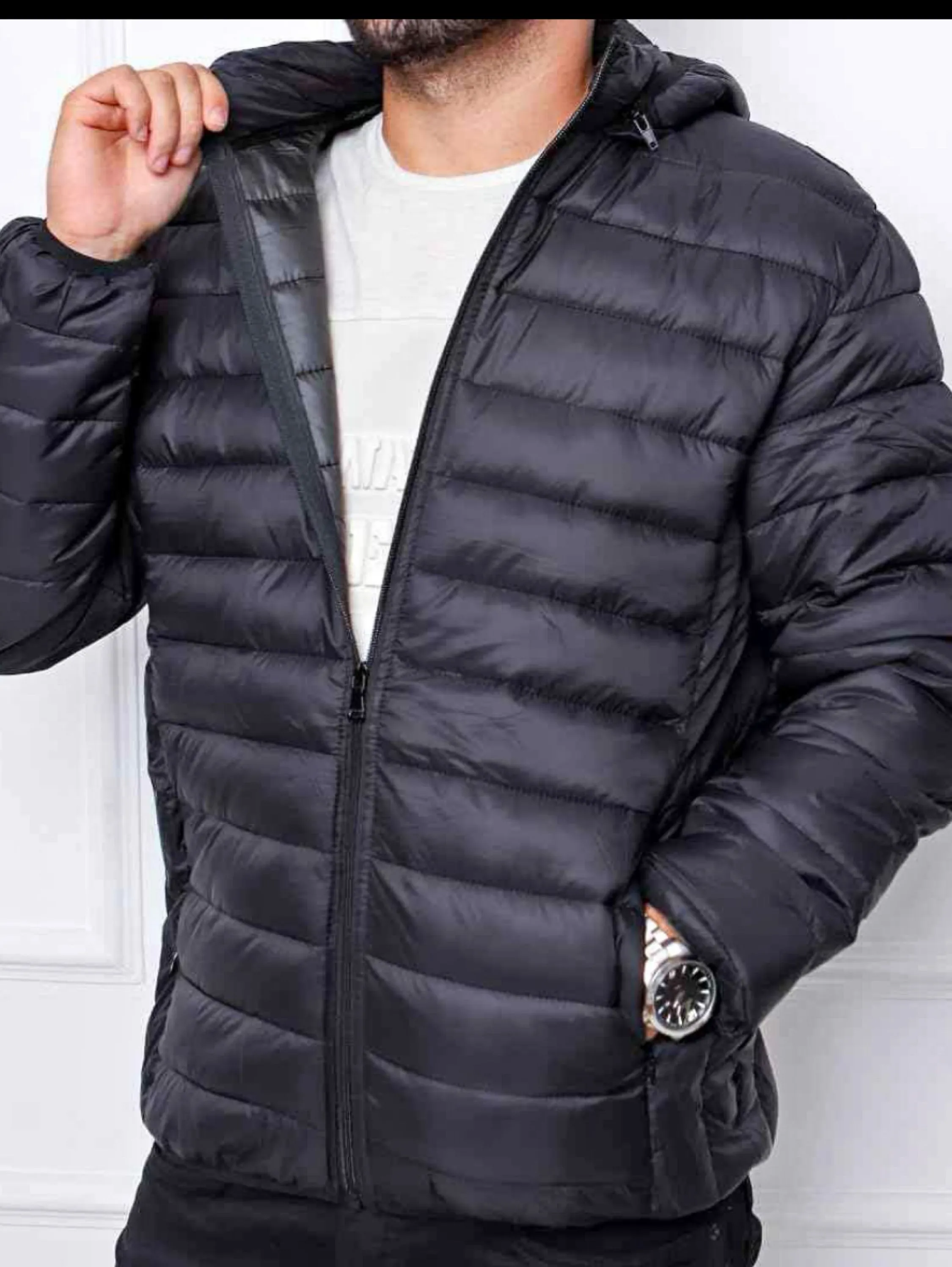 Blusa masculina modelo puffer