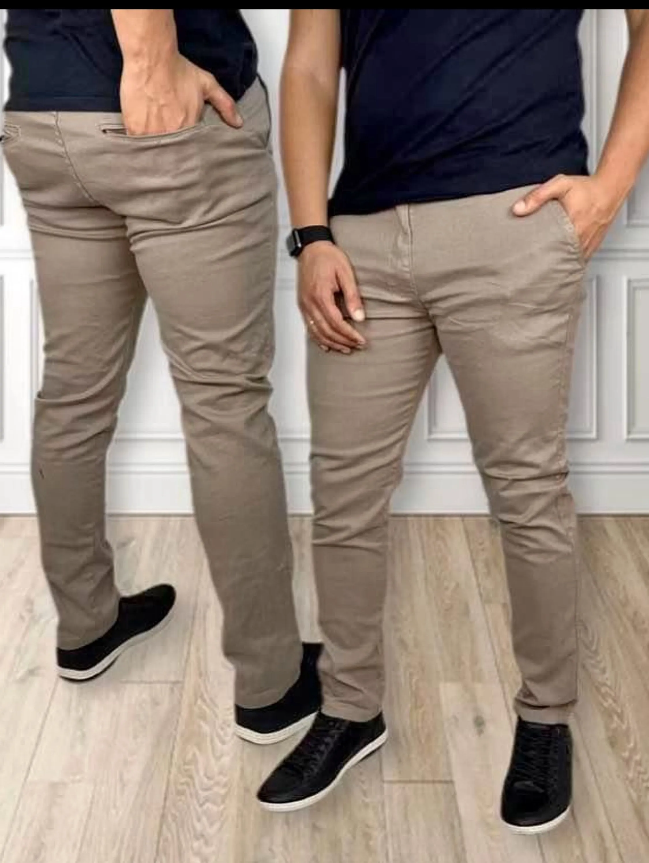 Calça sarja masculina