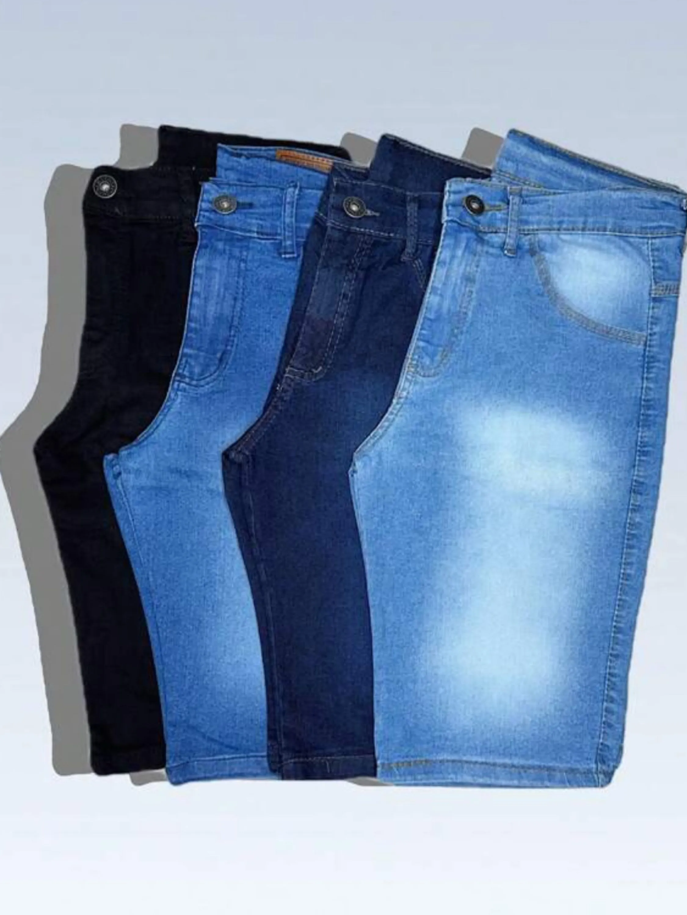 Bermuda jeans masculina