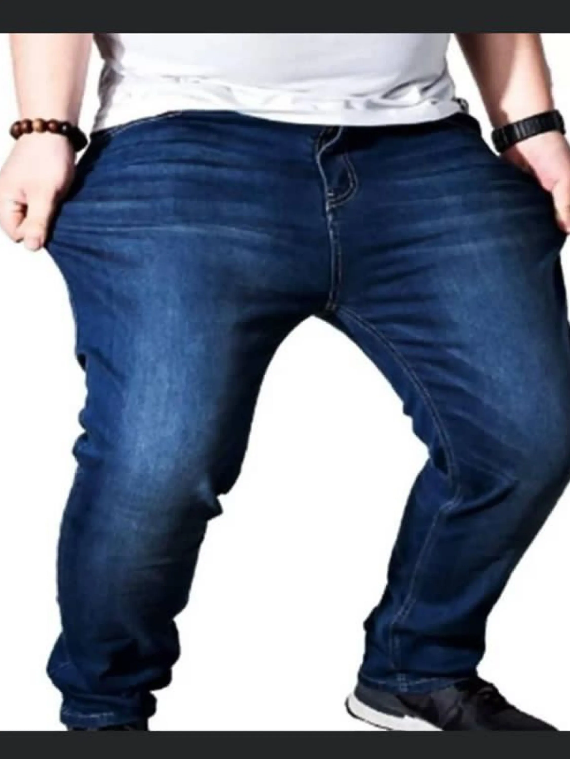 Calça plus size masculina calça jeans plus