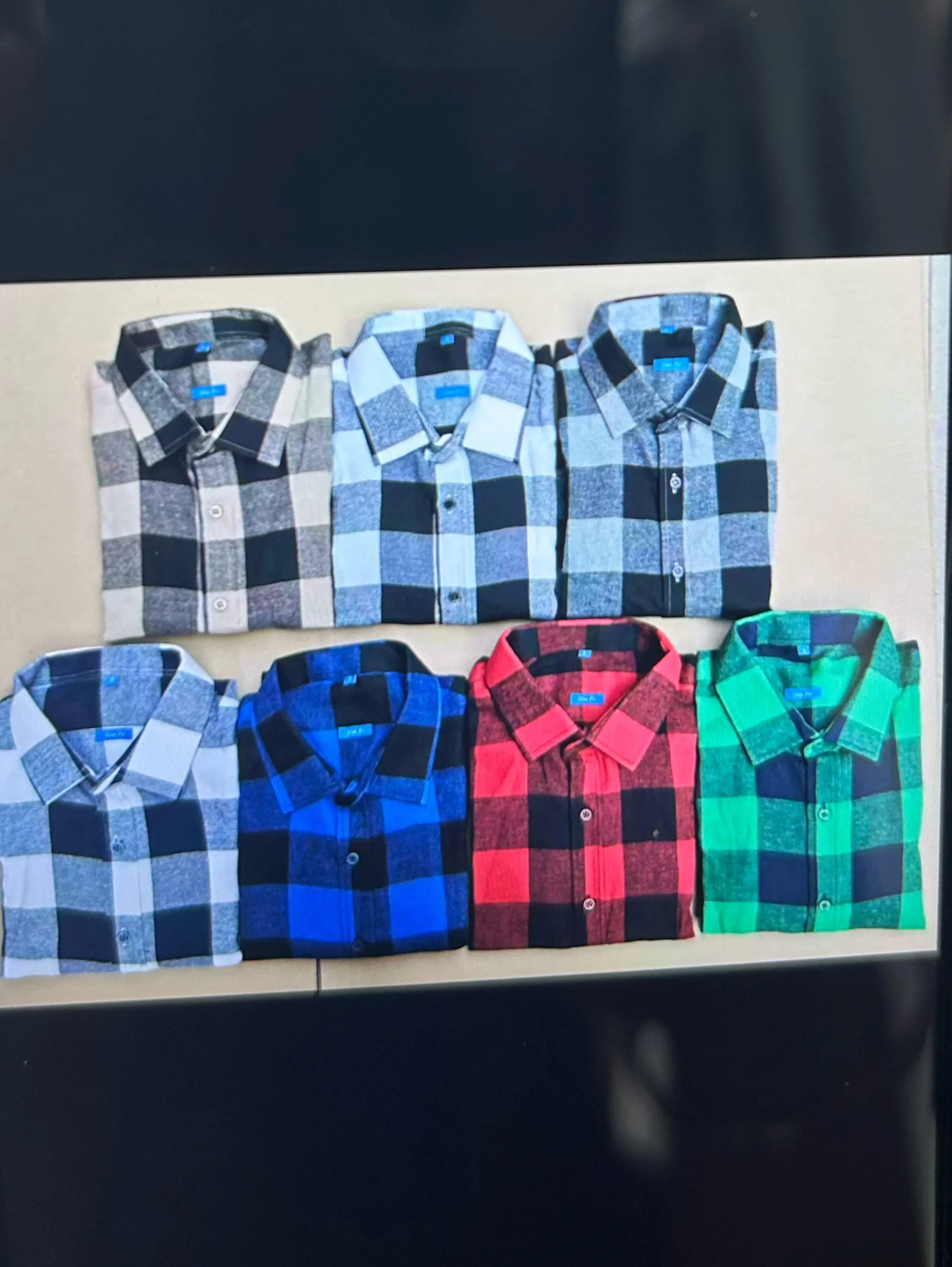 Camisa xadrez flanelada