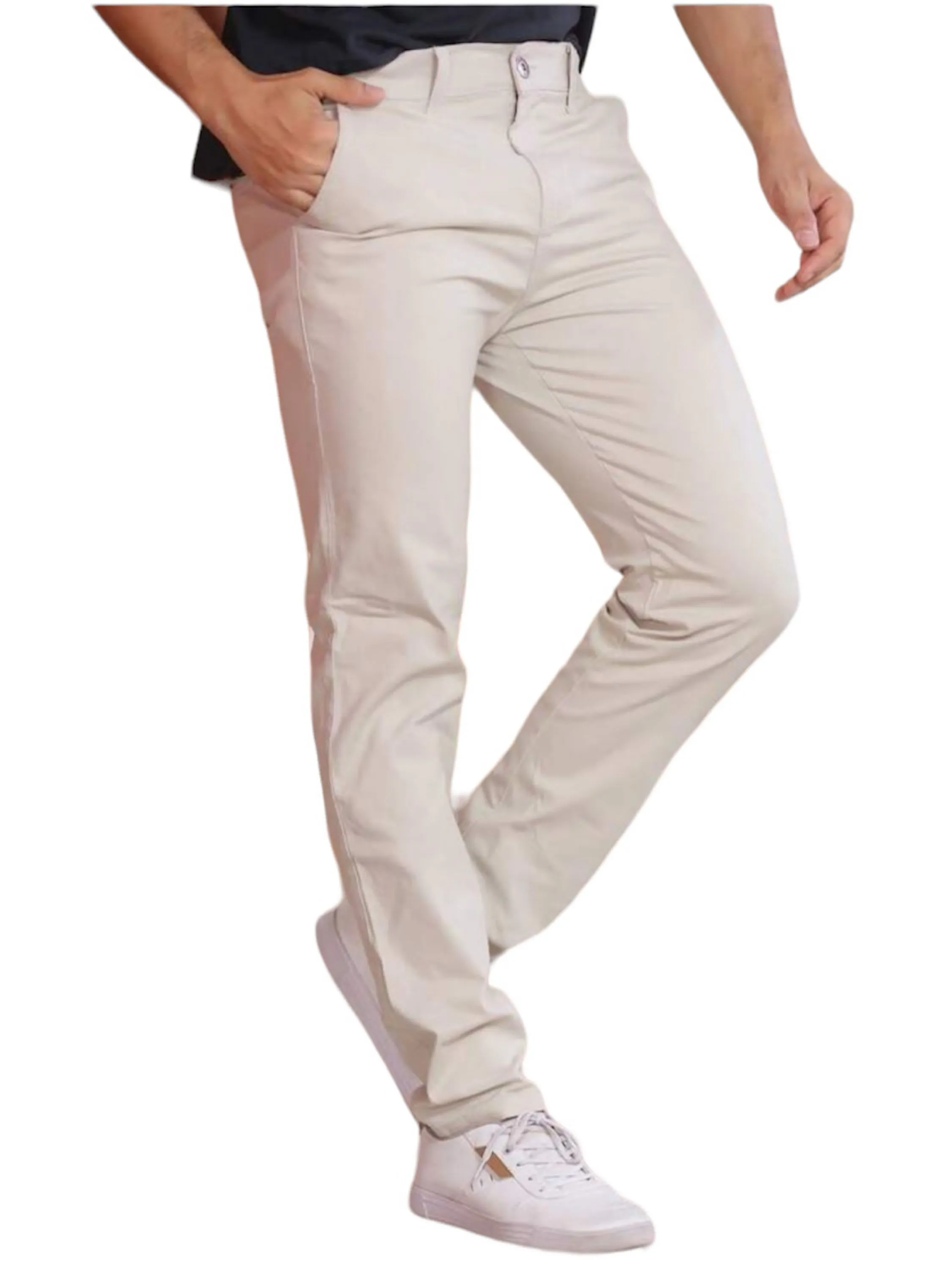 Calça de sarja masculina