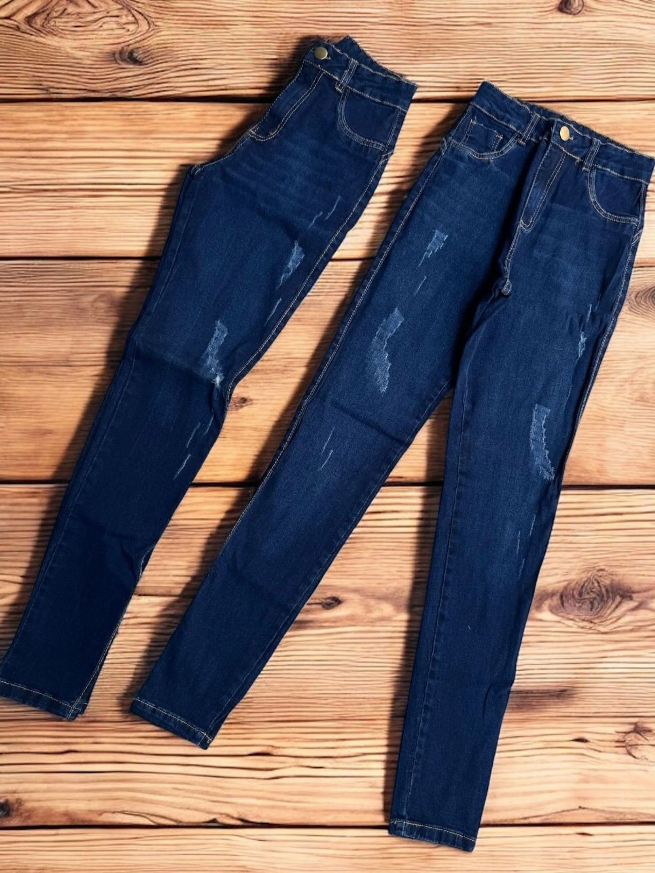 Calca feminina jeans 3% elastano