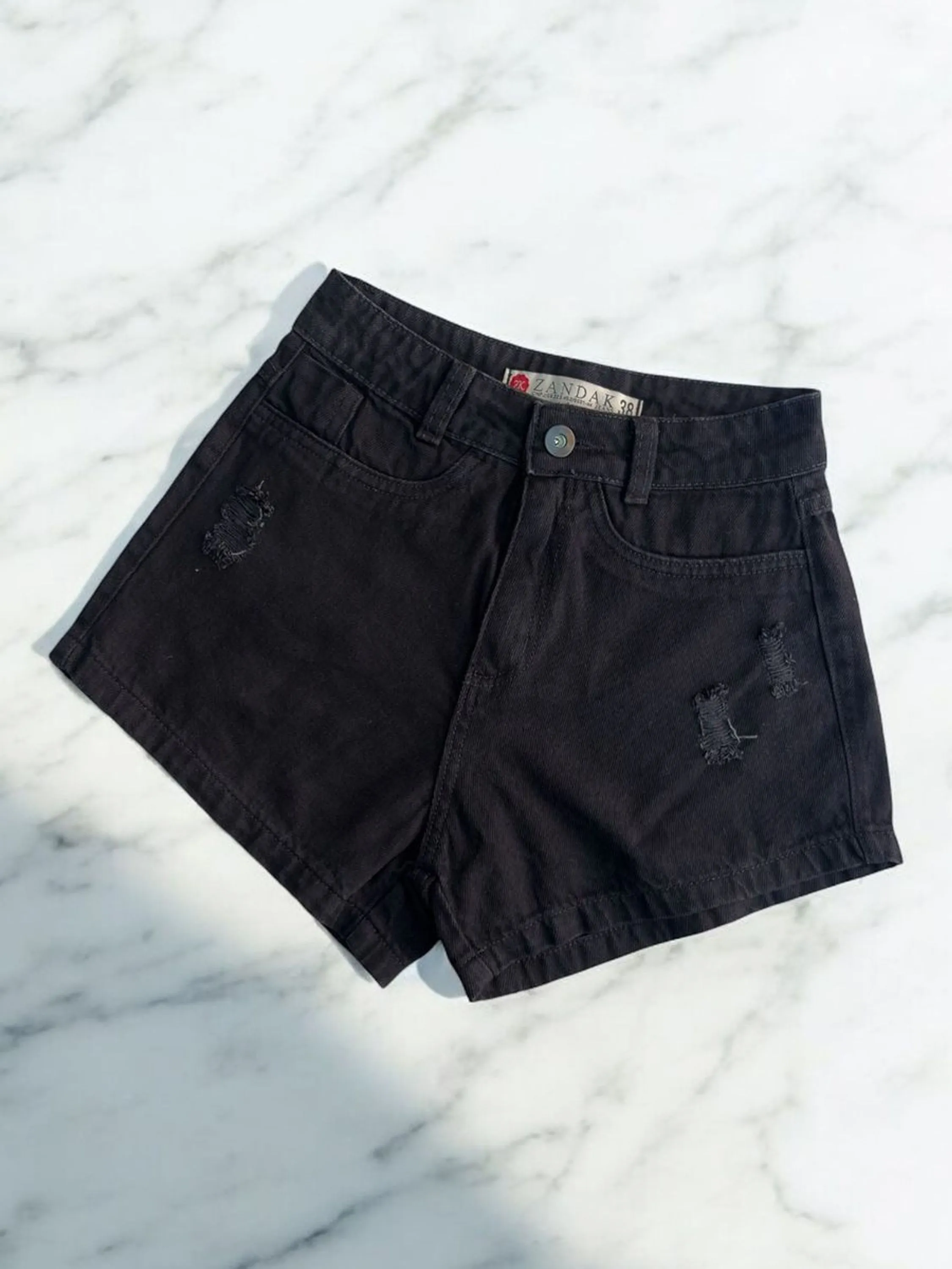 Short feminina preto