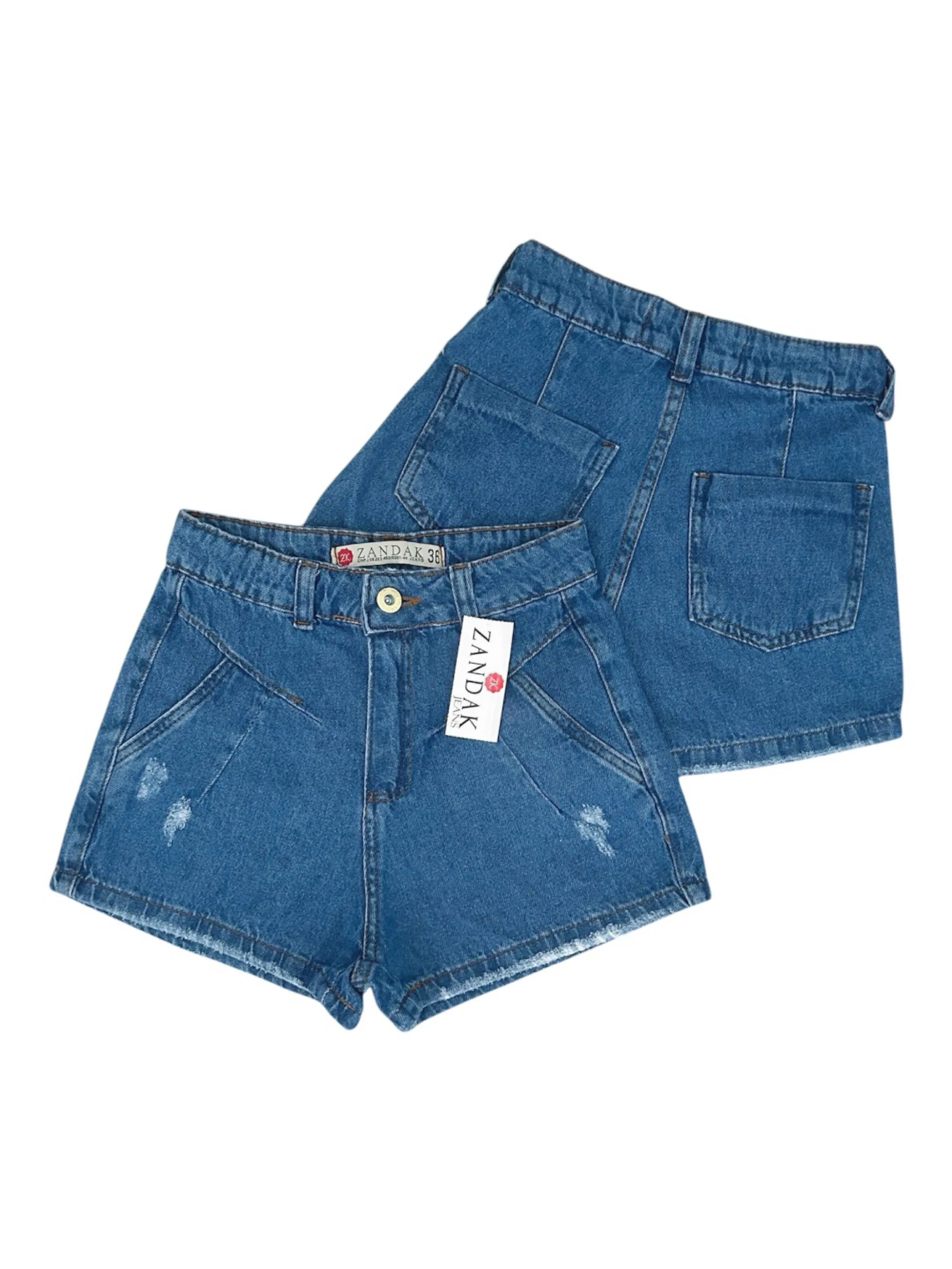 Short jeans escuro