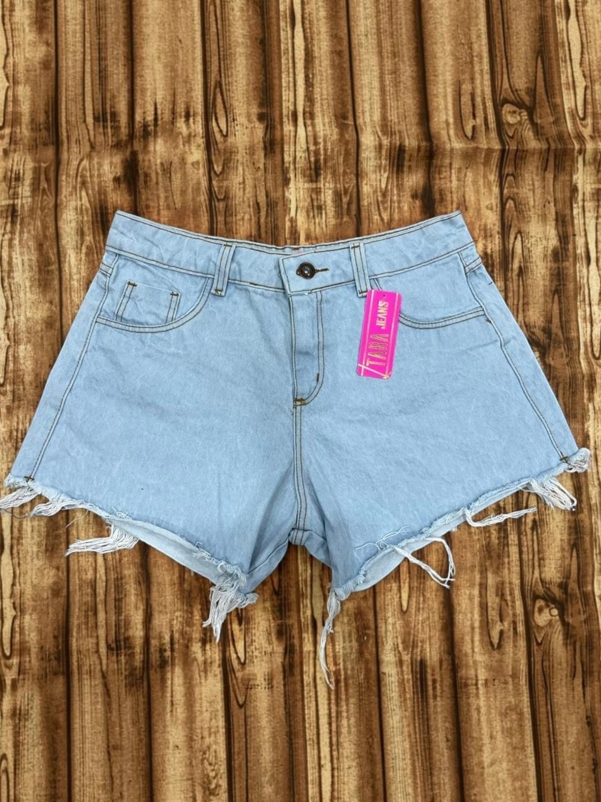 Short jeans plus size feminina clara