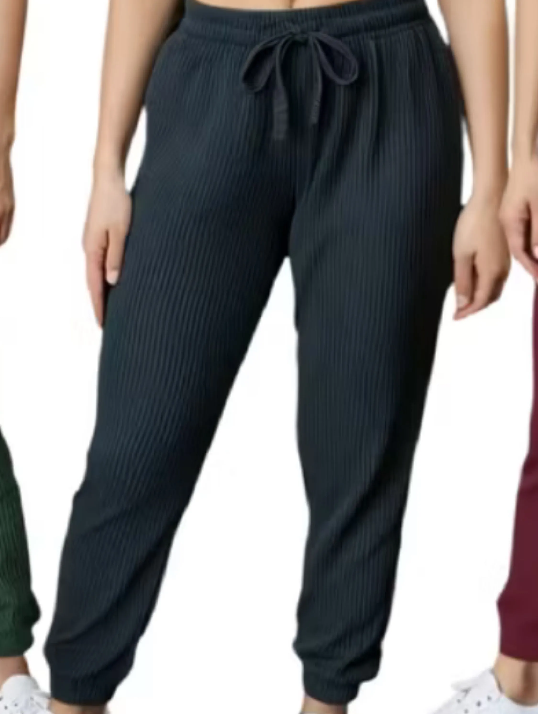 Calça jogger canelada