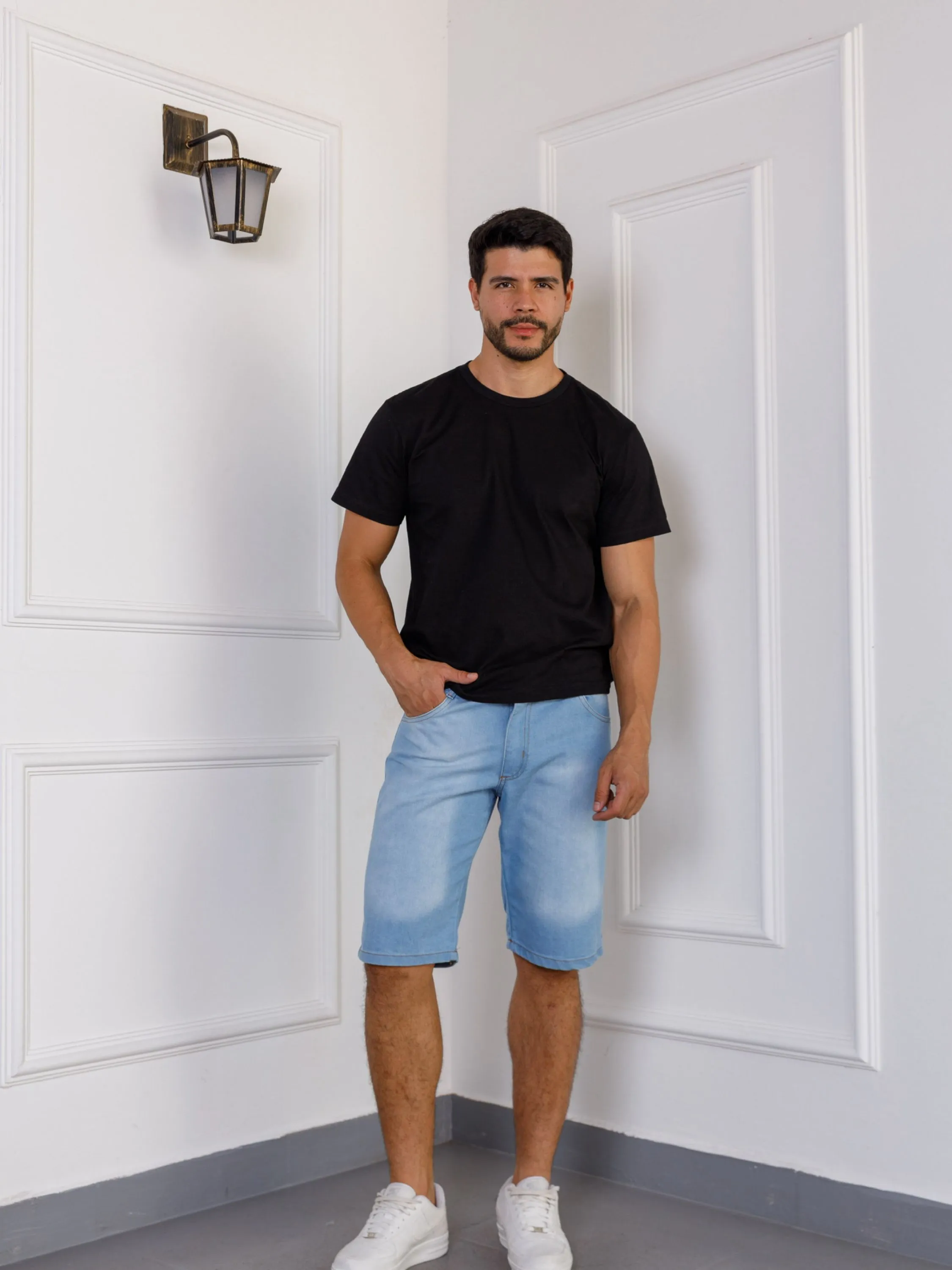 Bermuda Jeans Masculina