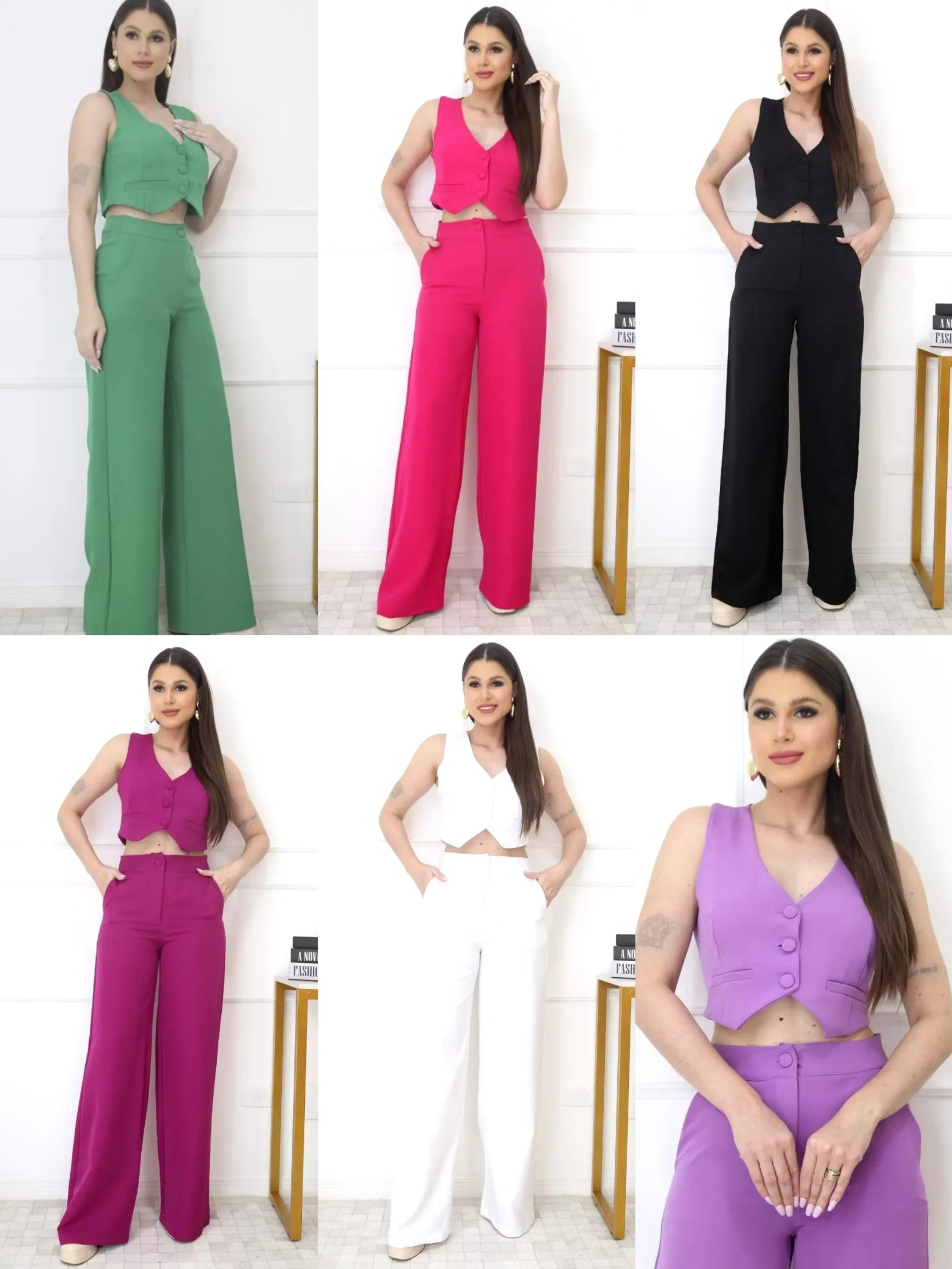Conjunto Liso Social Alfaiataria
