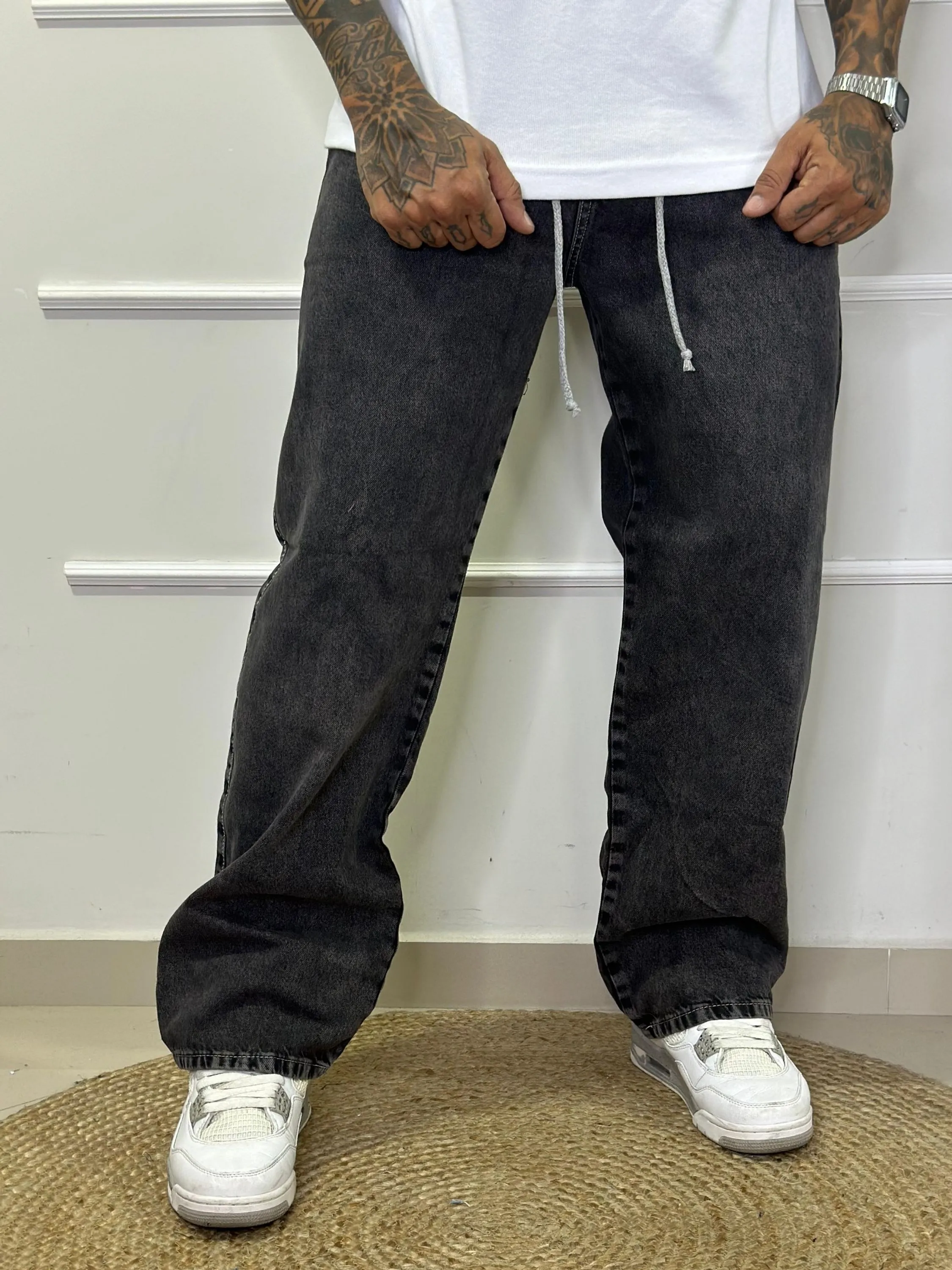 calça jeans baggy masculino