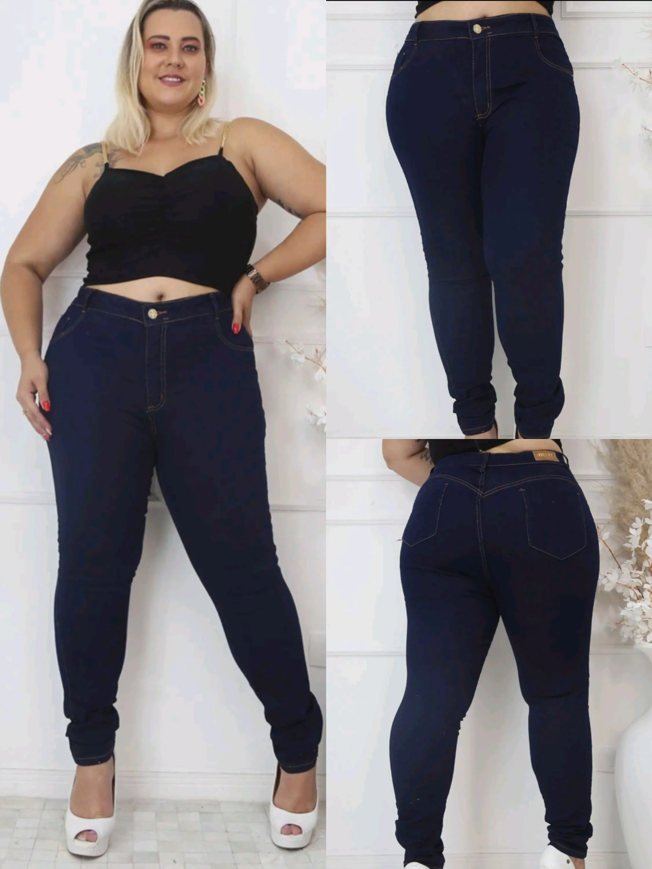 Calça plus size Lycra