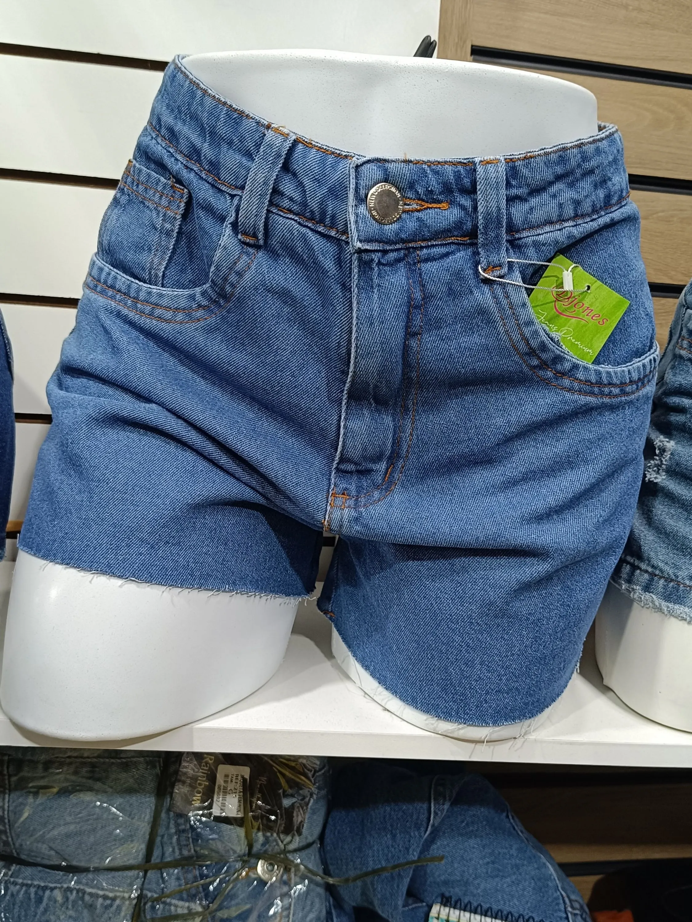 Short jeans 100% algodão