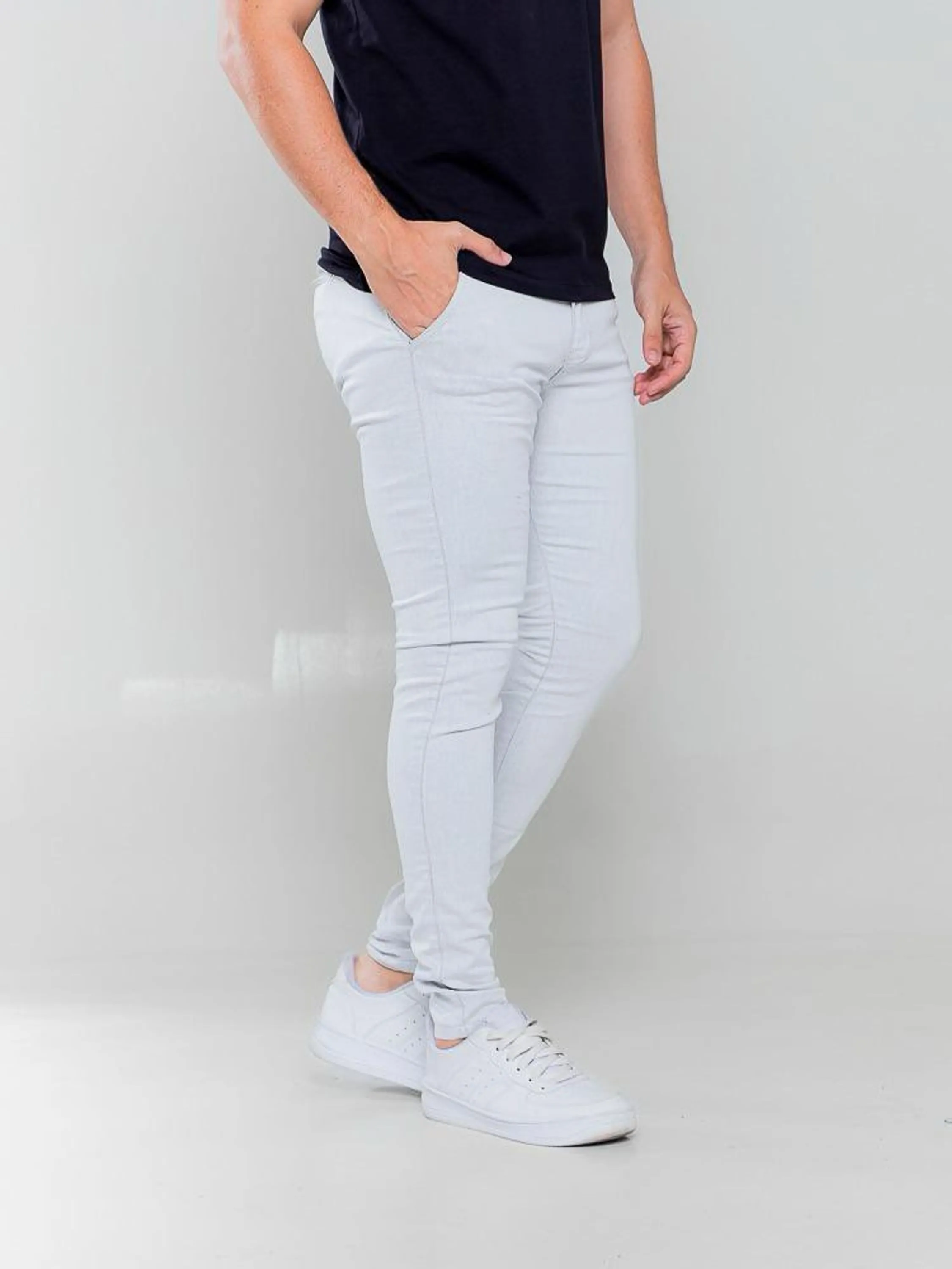 Calça masculina  sarja skiny cores