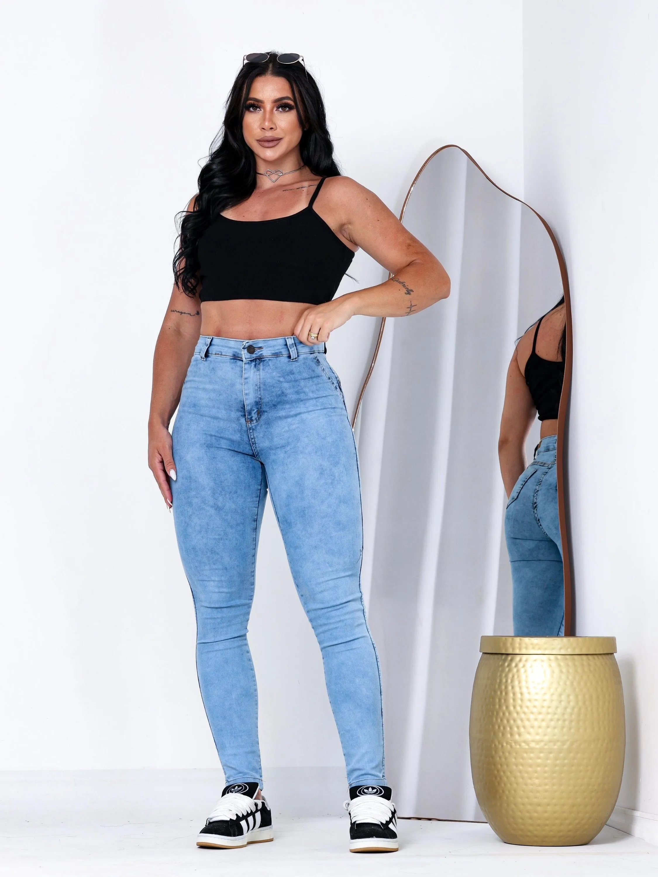 Calça skinny jeans