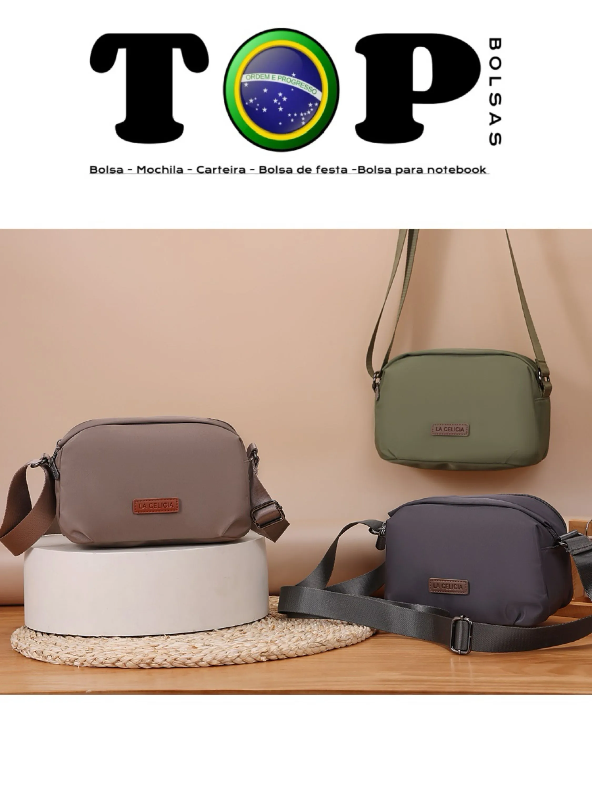 Kit 12 bolsinha transversal B81-A#Lc-3024