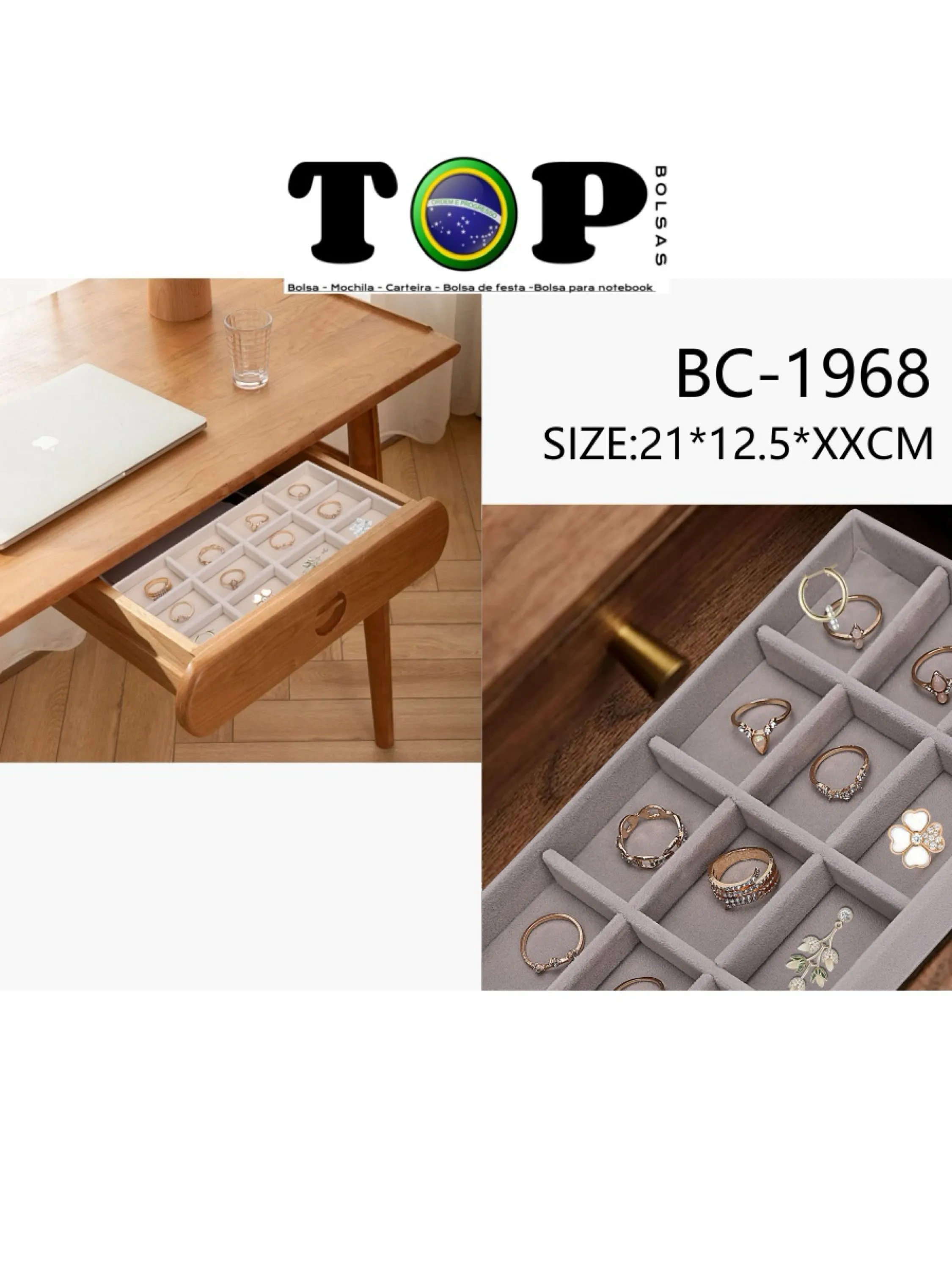 Porta joias 6 kit 986-T#Bc1968