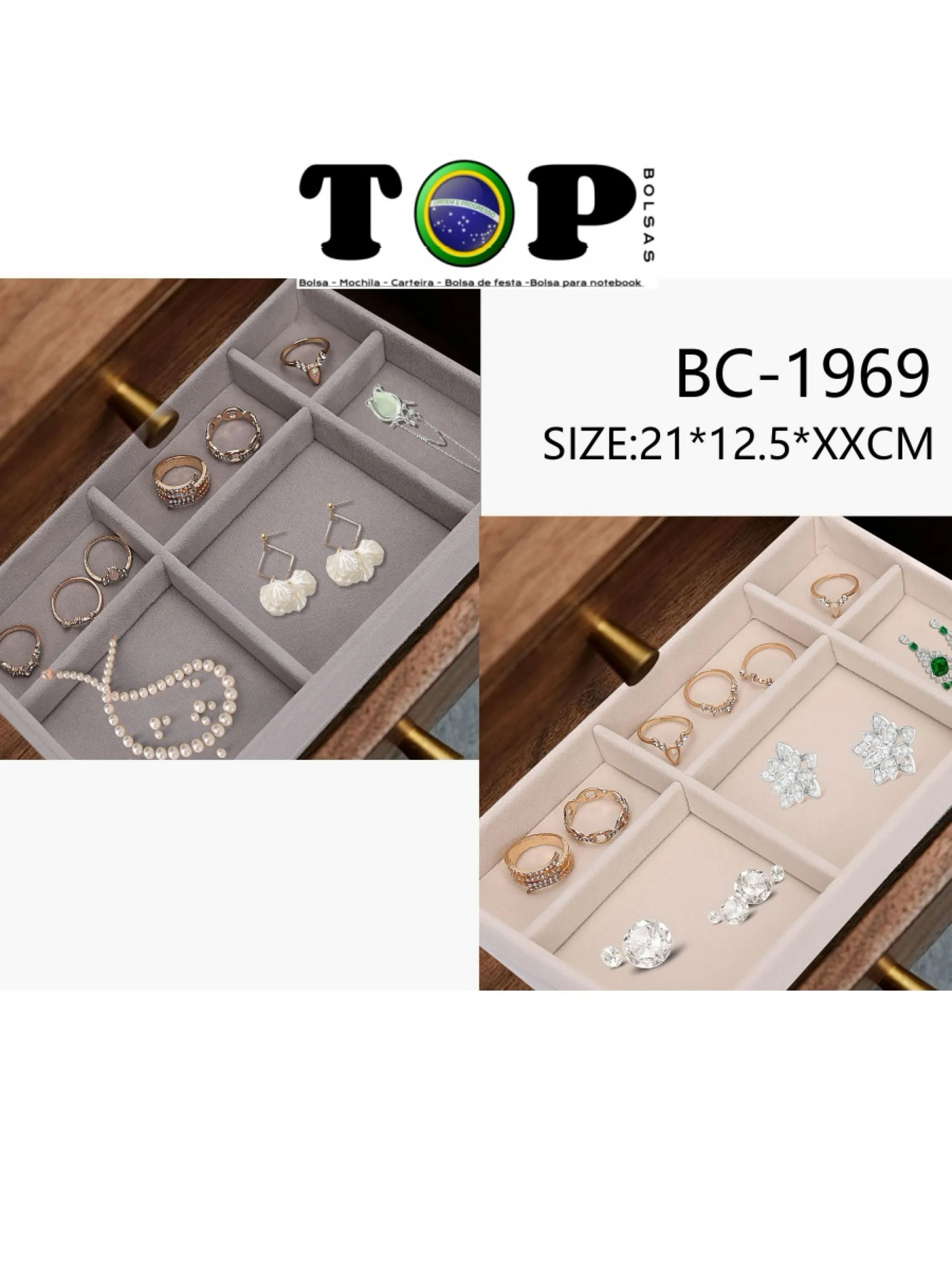 Porta joias 6 kit 986-T#bc1969