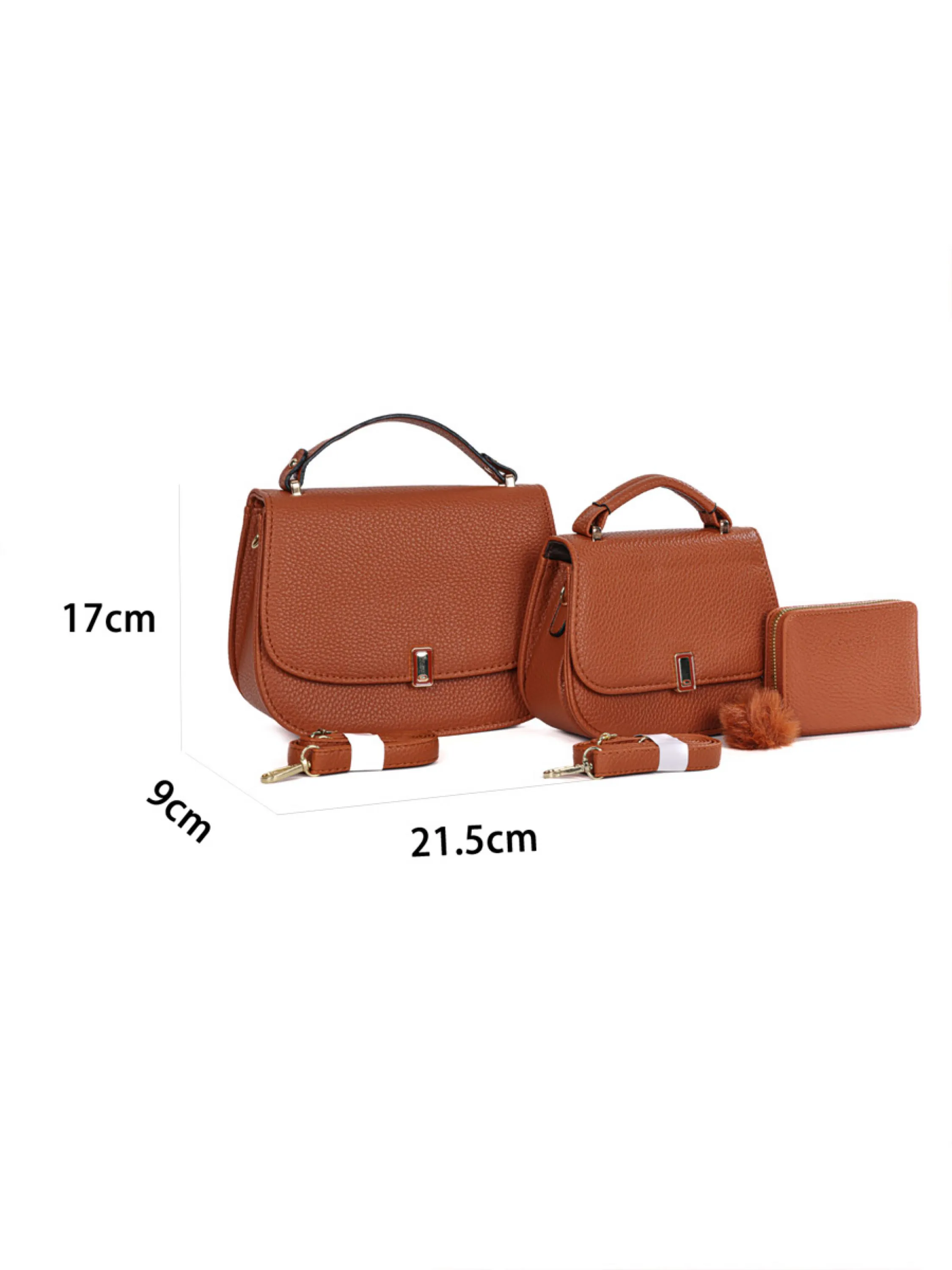 3 Kit bolsa feminina bolsa transversaal D11-A#CR-2137