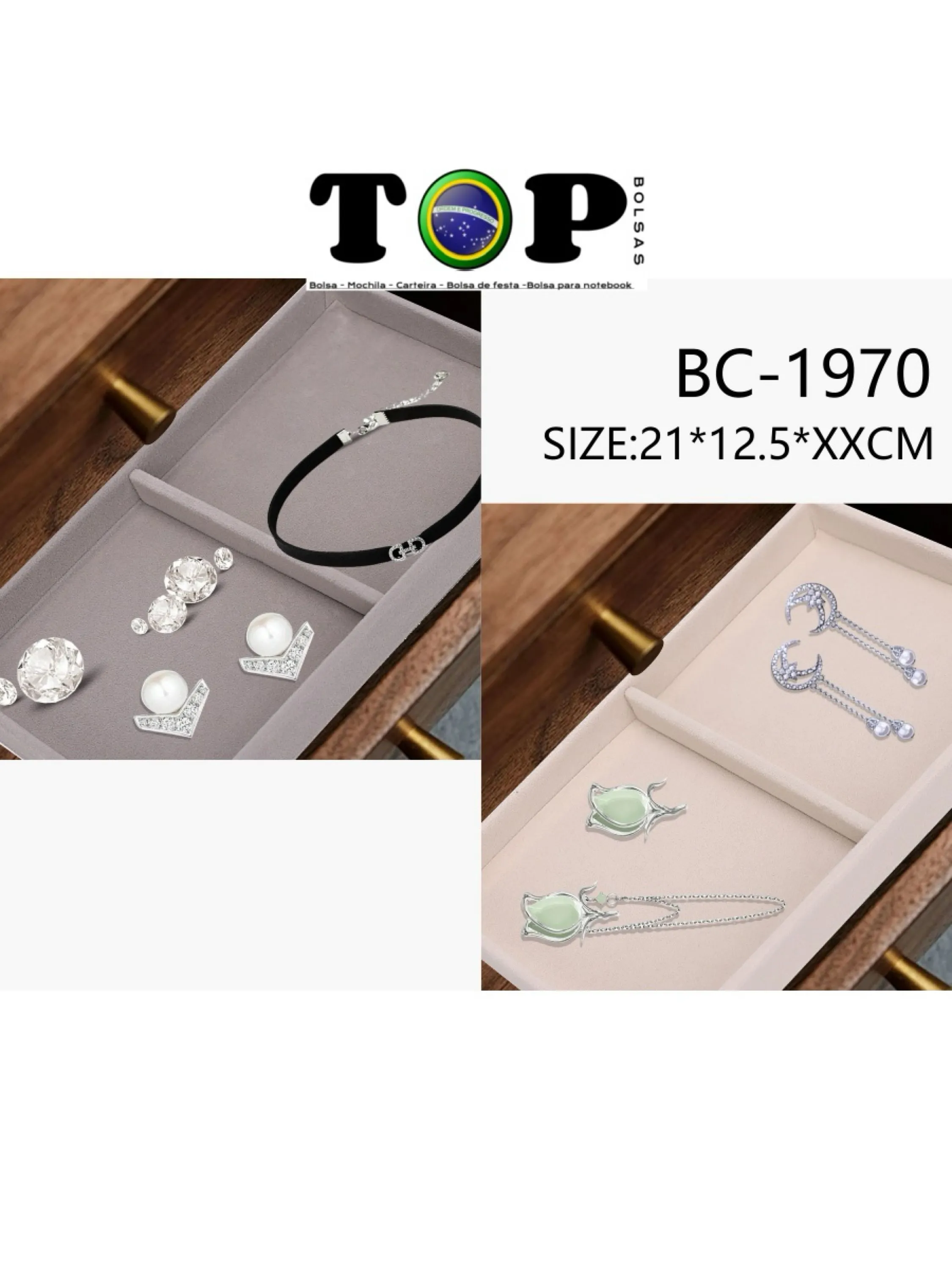 Porta joias 6 kit 986-T#Bc1970