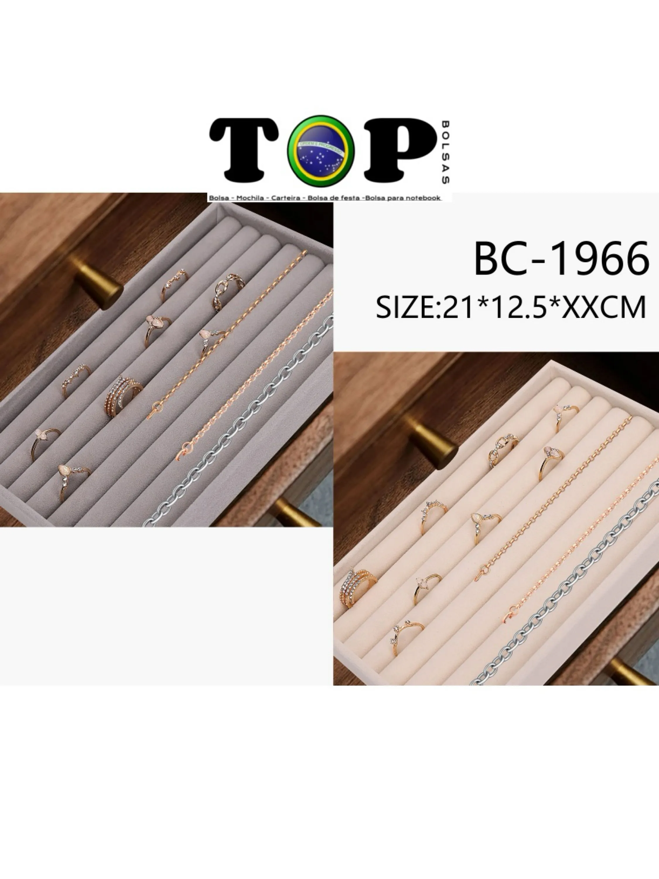 Porta joias 6kit 986-T#Bc1966