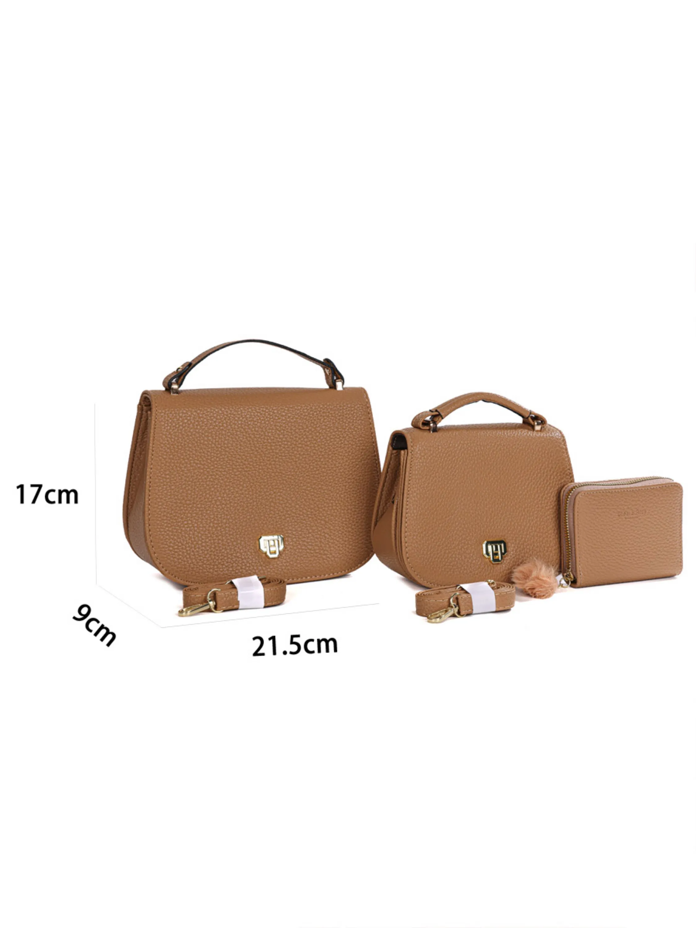 3 Kit bolsa transversal bolsa feminina B11-A#CR-2139