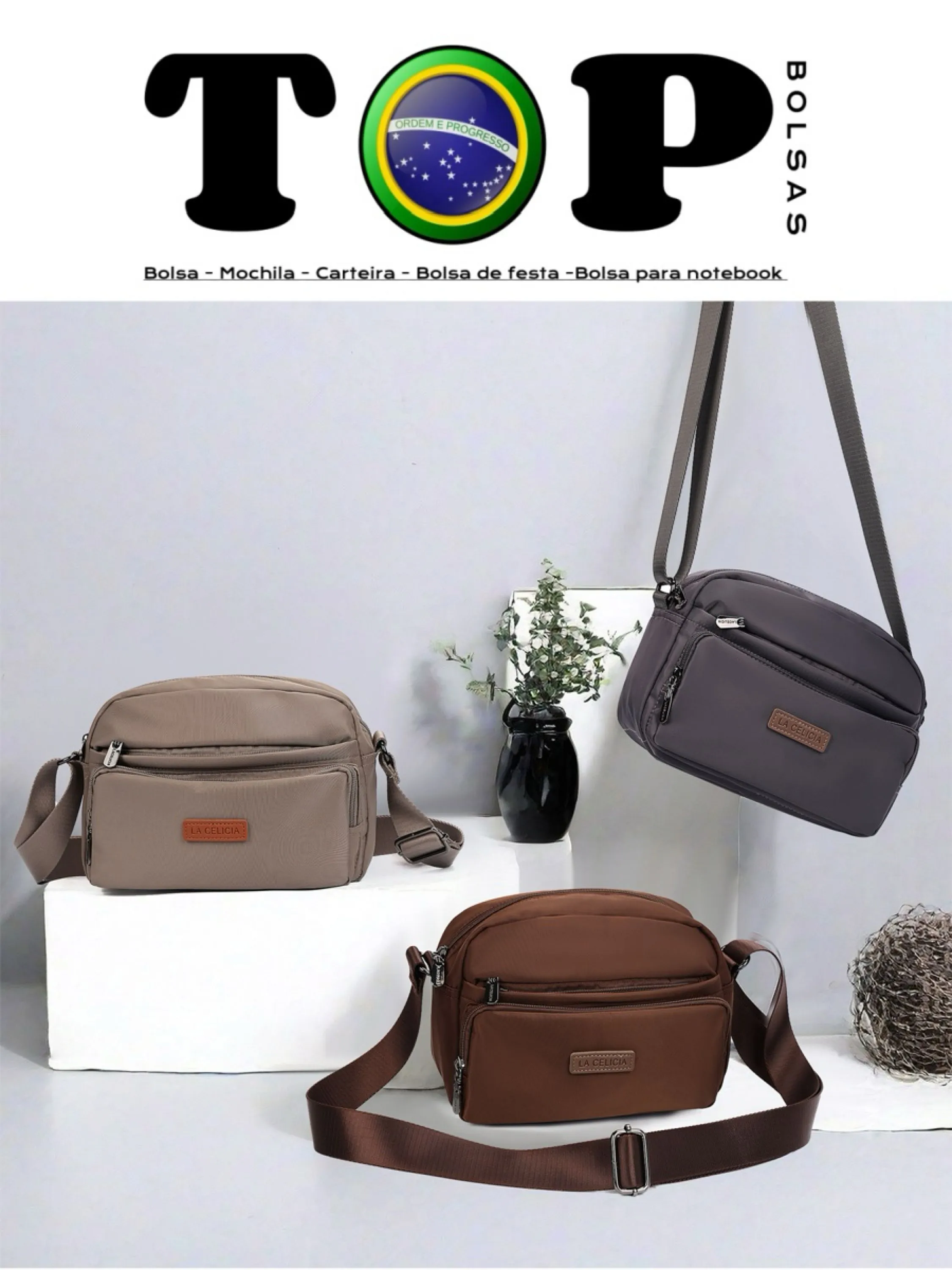 Kit 12 bolsinha transversal B71-A#Lc3023