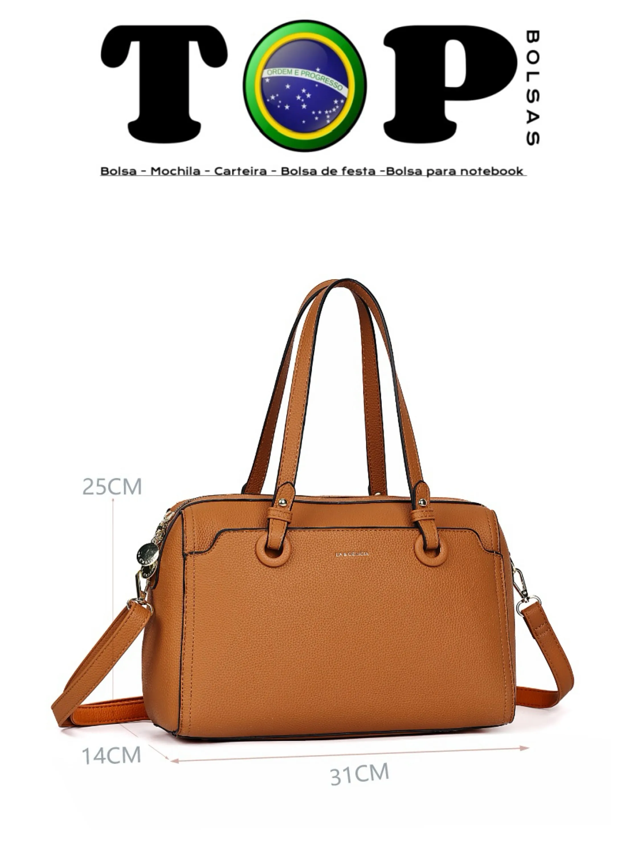 Bolsa baú feminina B63-A#Fn20632