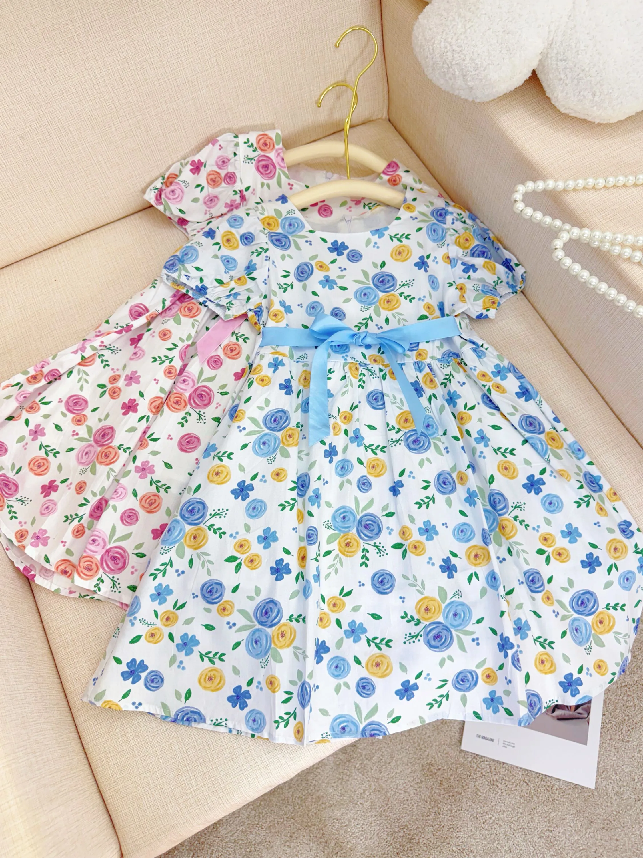 Fancy kids vestido florido bonita