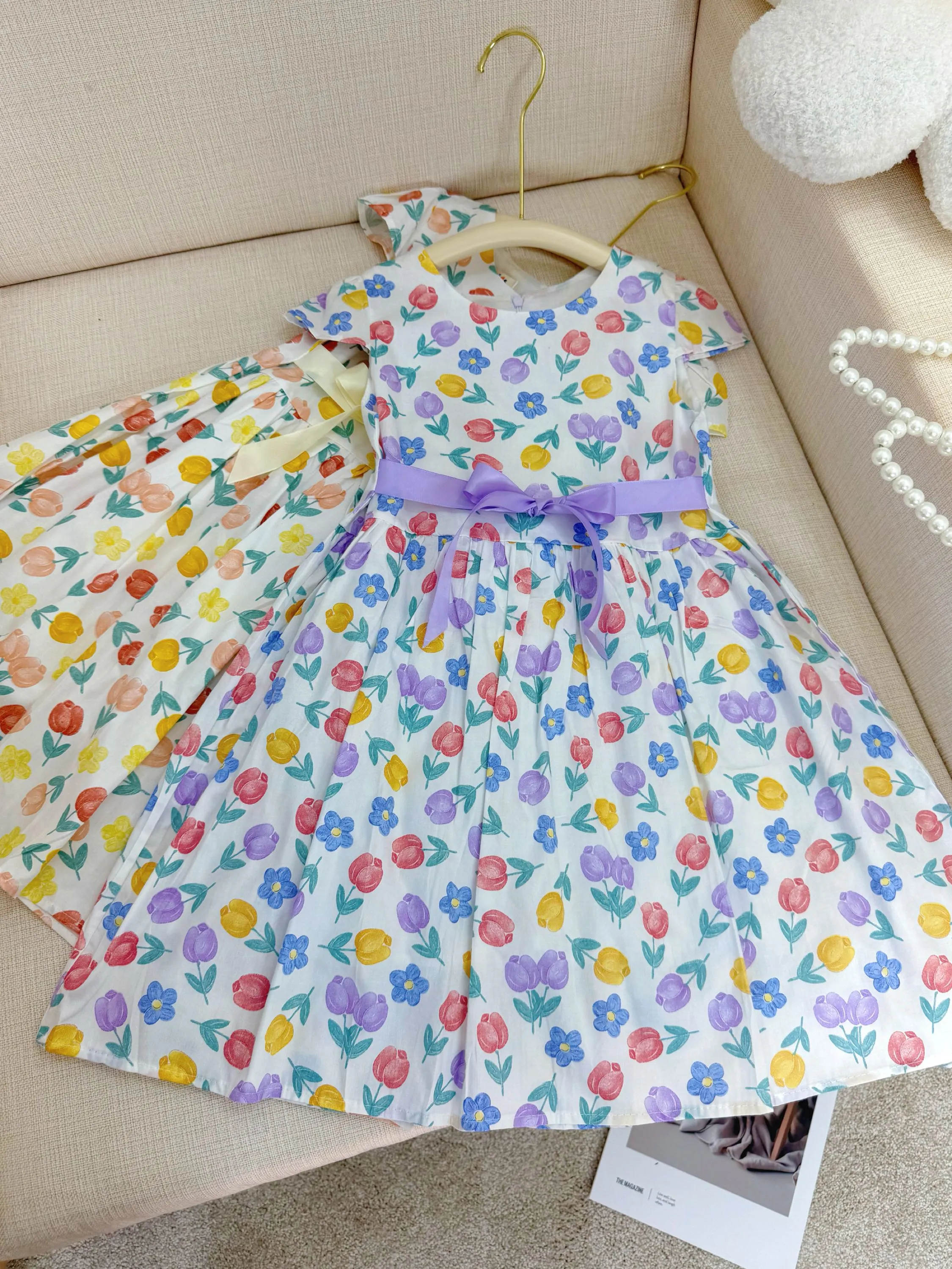 Fancy kids vestido florido linda