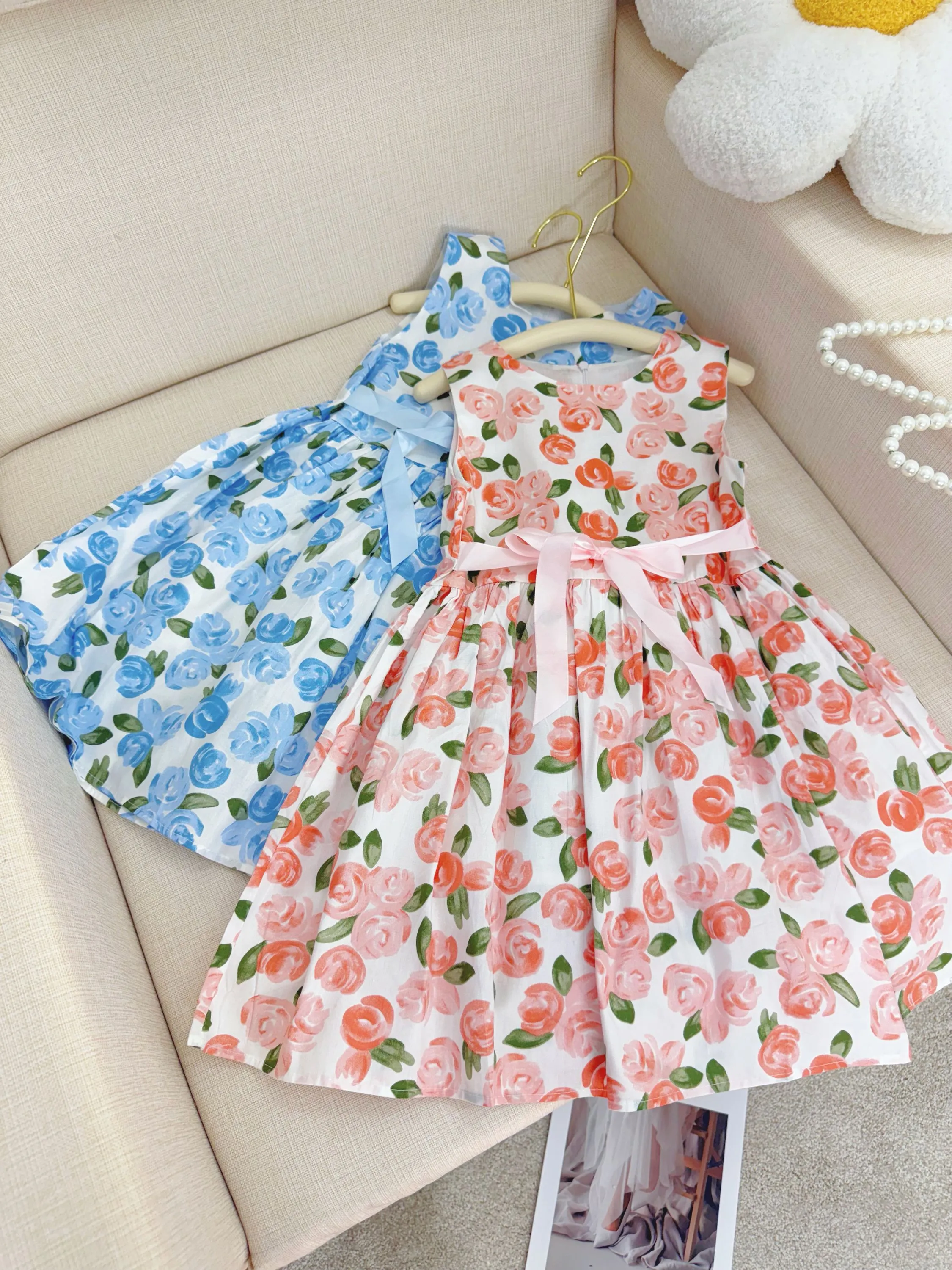 Fancy kids vestido florido fofo