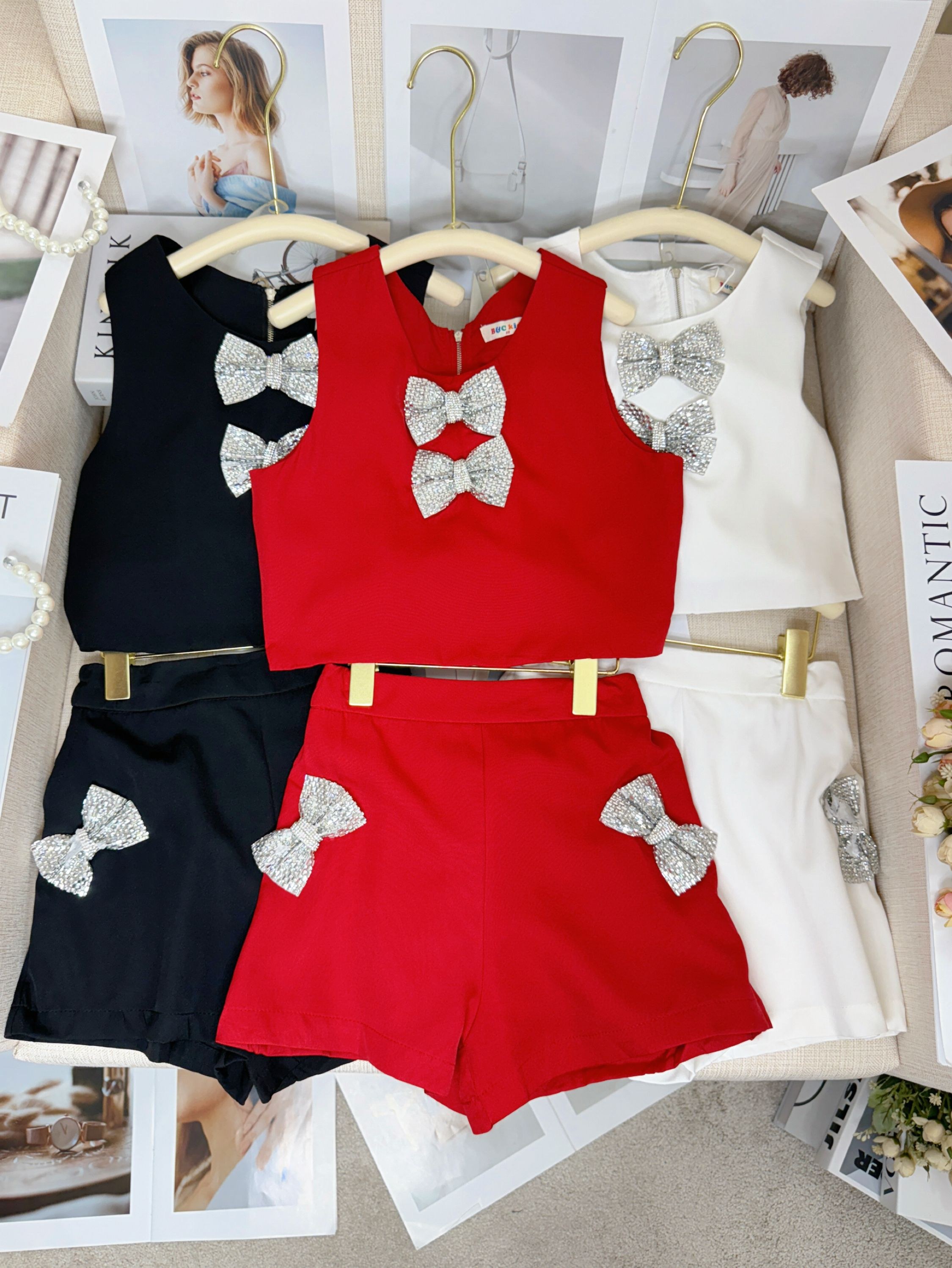 Fancy kids conjunto alfaiataria blusa com short